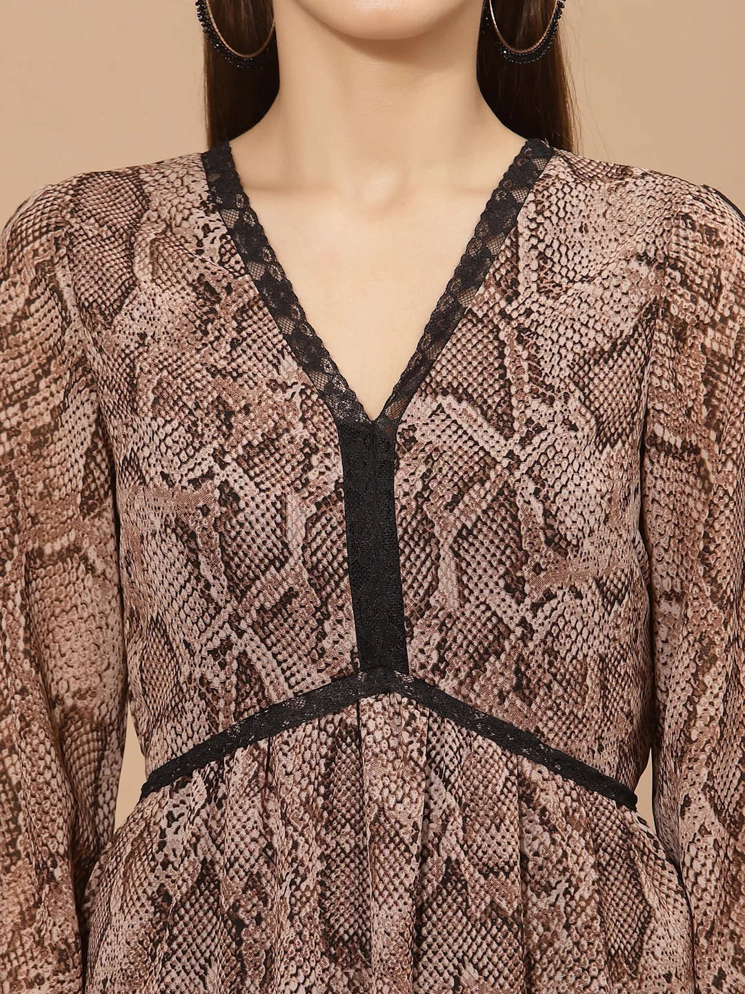 Flawless Trendy Women Animal Printed Dress | SARAH - Image 3