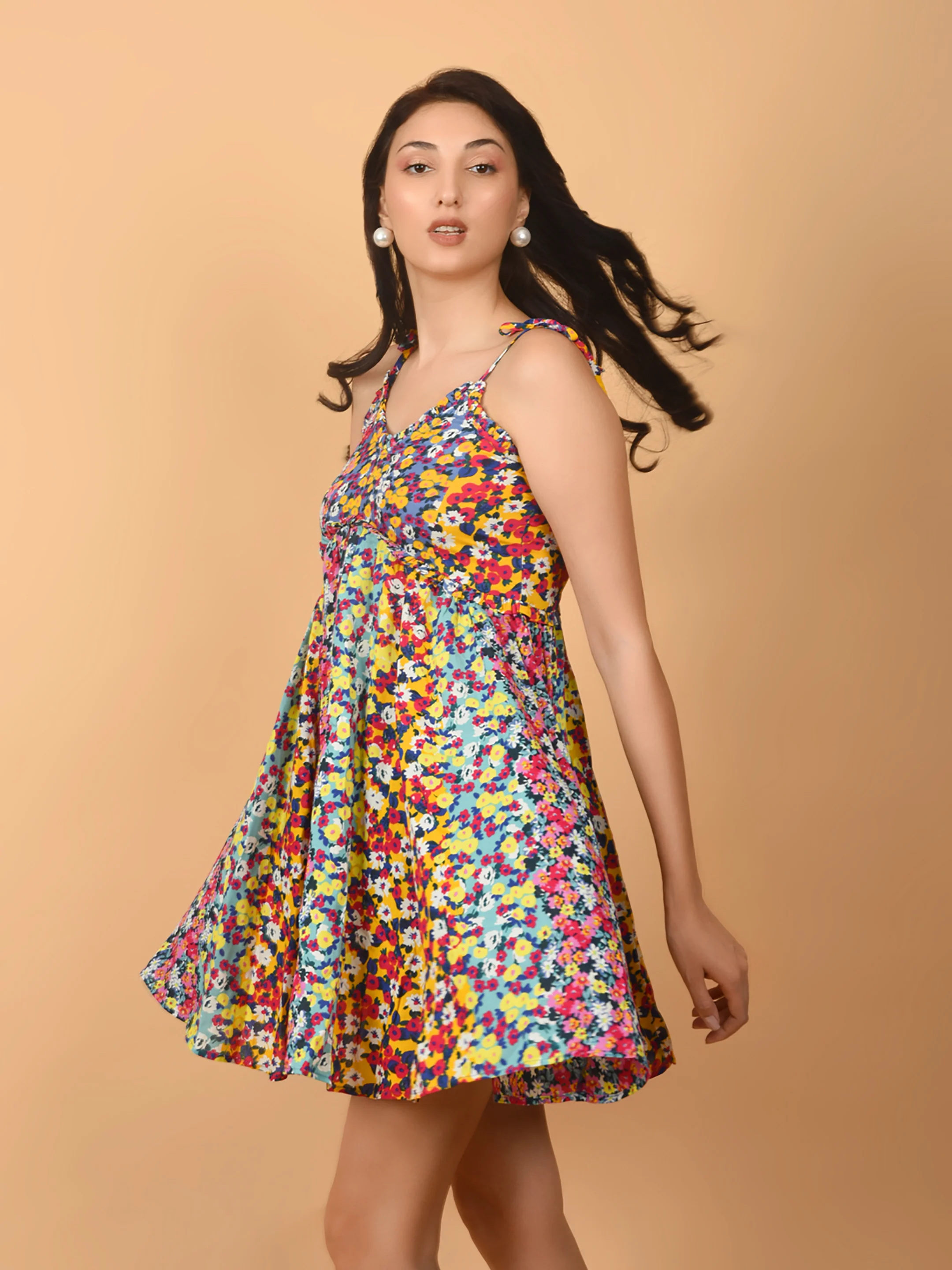 Flawless Women Multicolor Barbie Mini Dress - Image 6