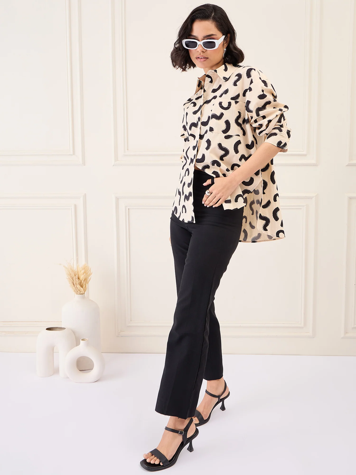 Beige Shirt for women | Casual & Party Wear - Image 4