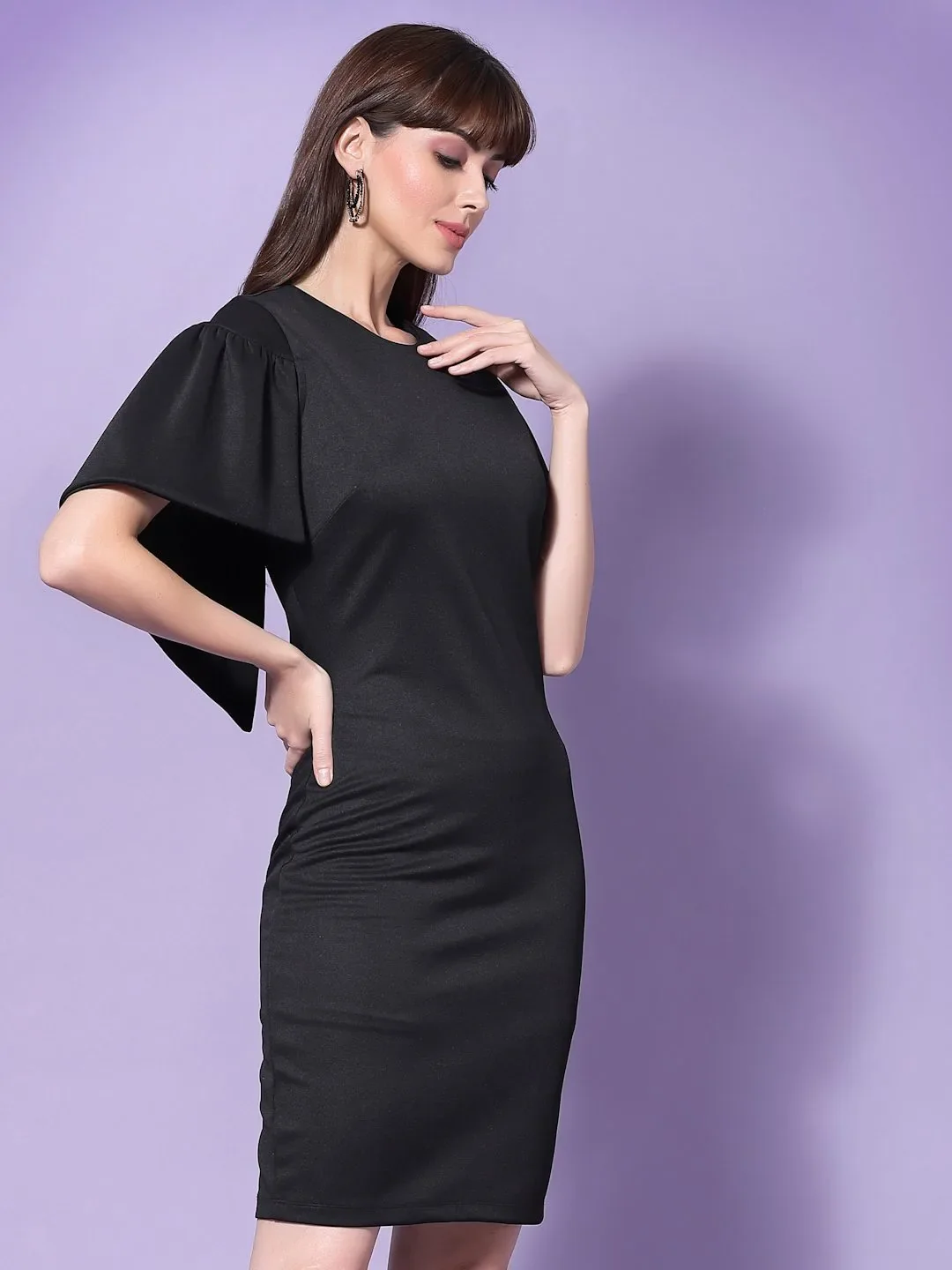 Flawless Women Black Mini Dress | NIGHTSKY - Image 5