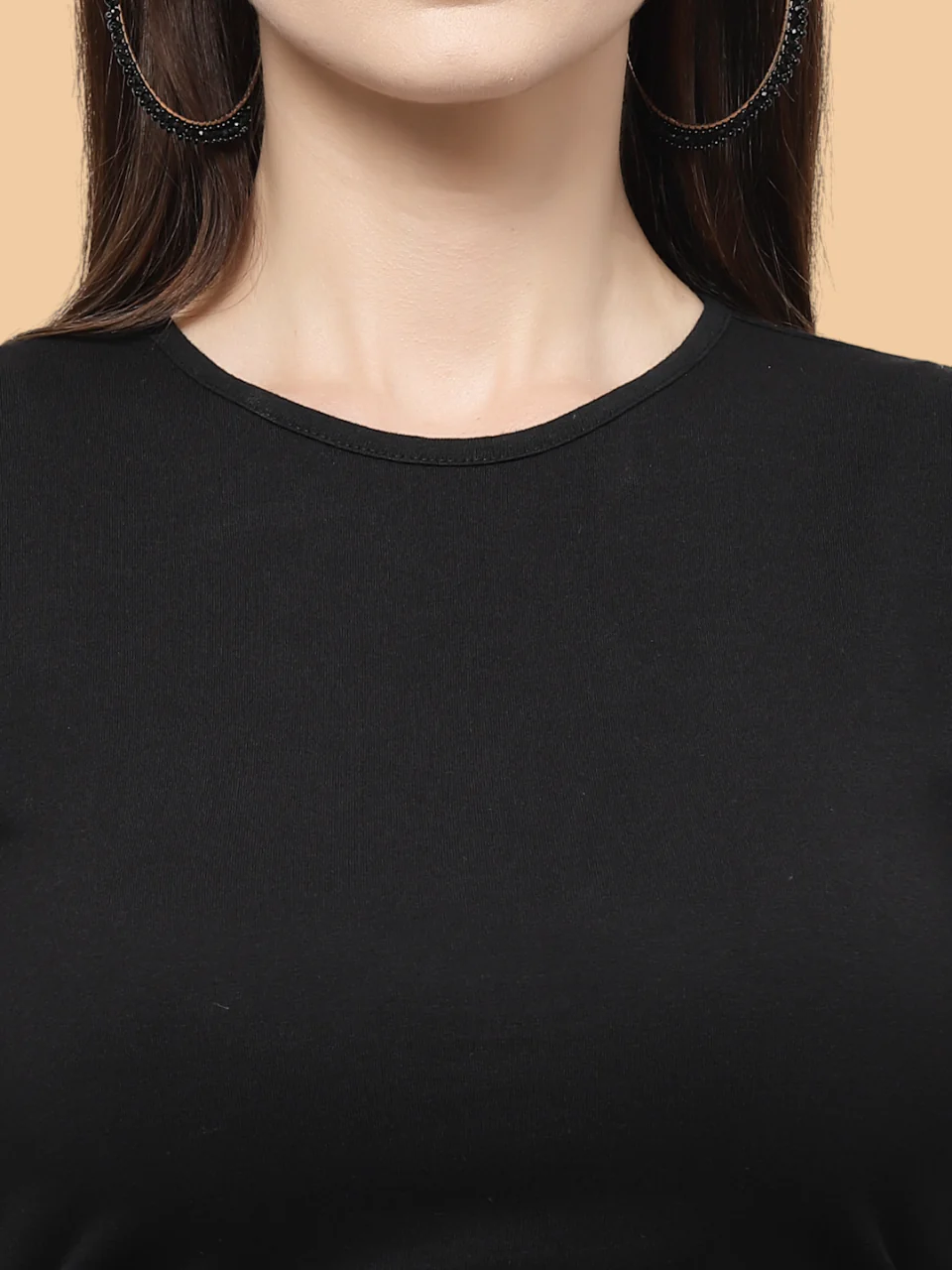 Flawless Women Black Backless Crop Top | ARCH - Image 3