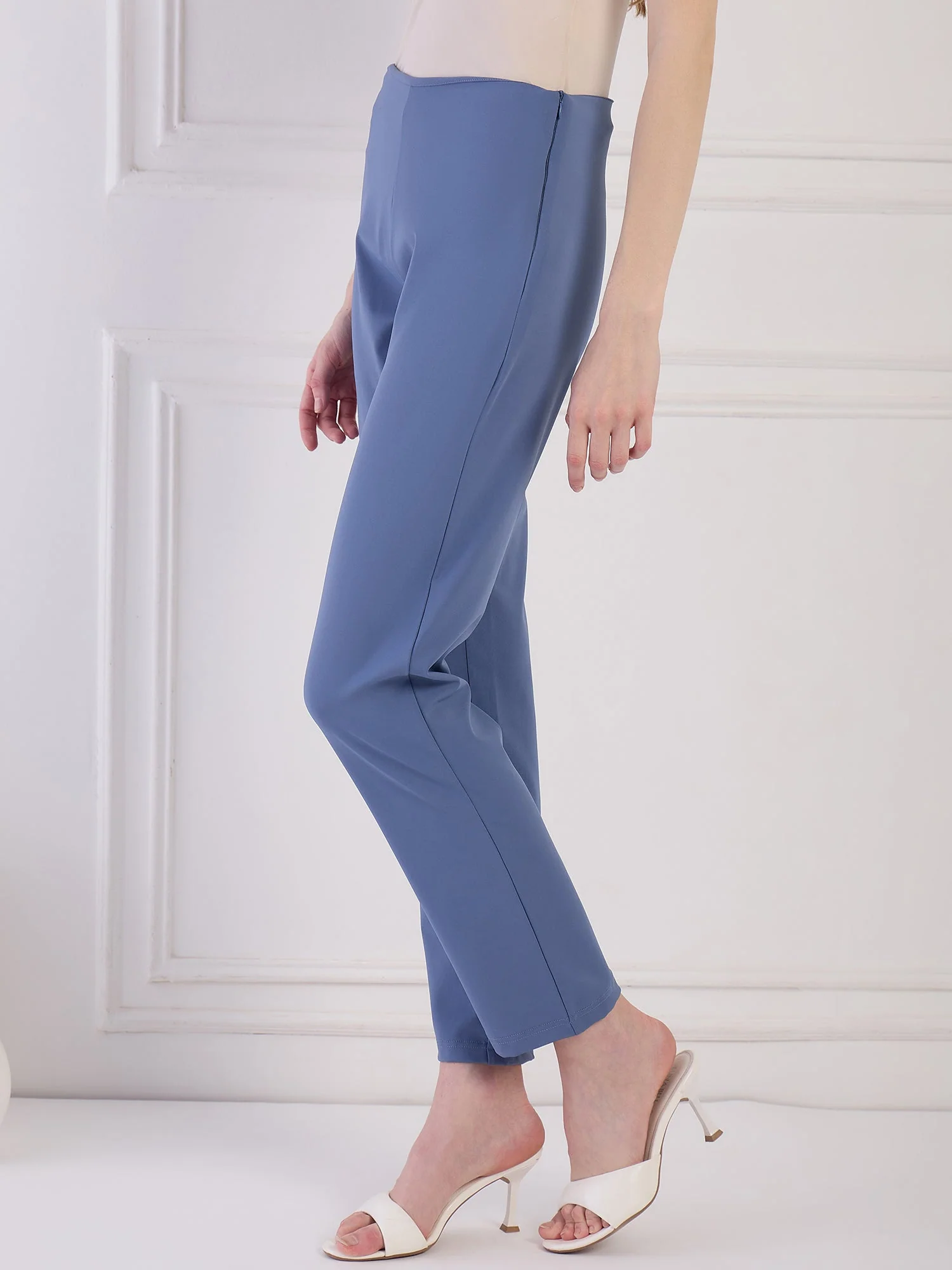 Blue Imported Lycra Pant - Image 5