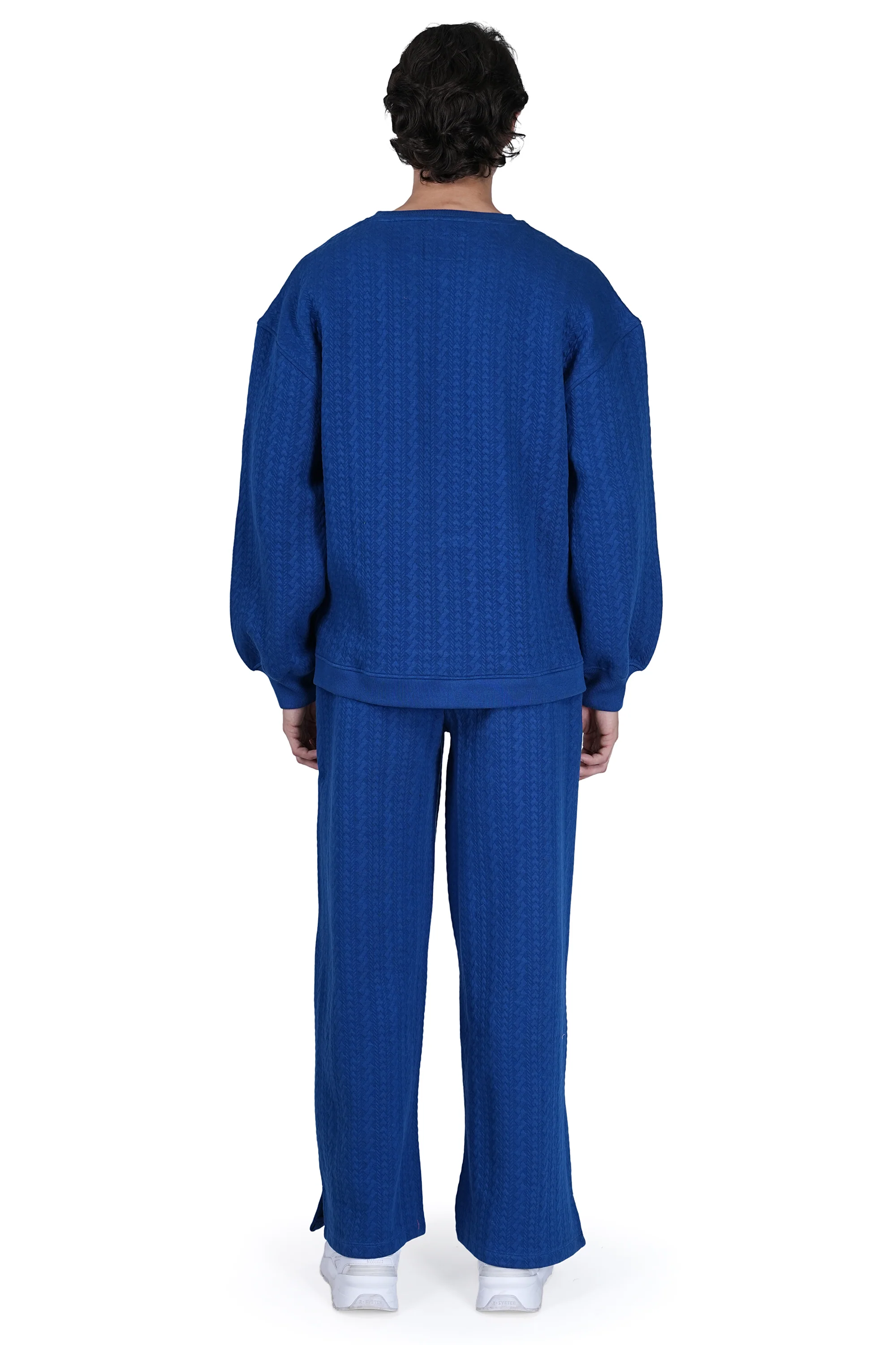 Blue Knitted Cordset for Men - Image 6