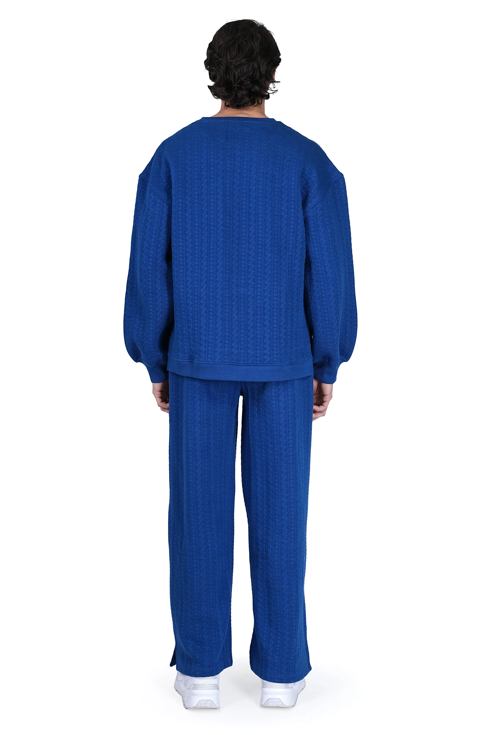 Blue Knitted Cordset for Men - Image 7