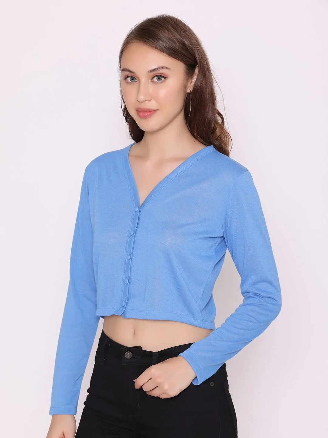 Flawless Women Blue Club Top - Image 3