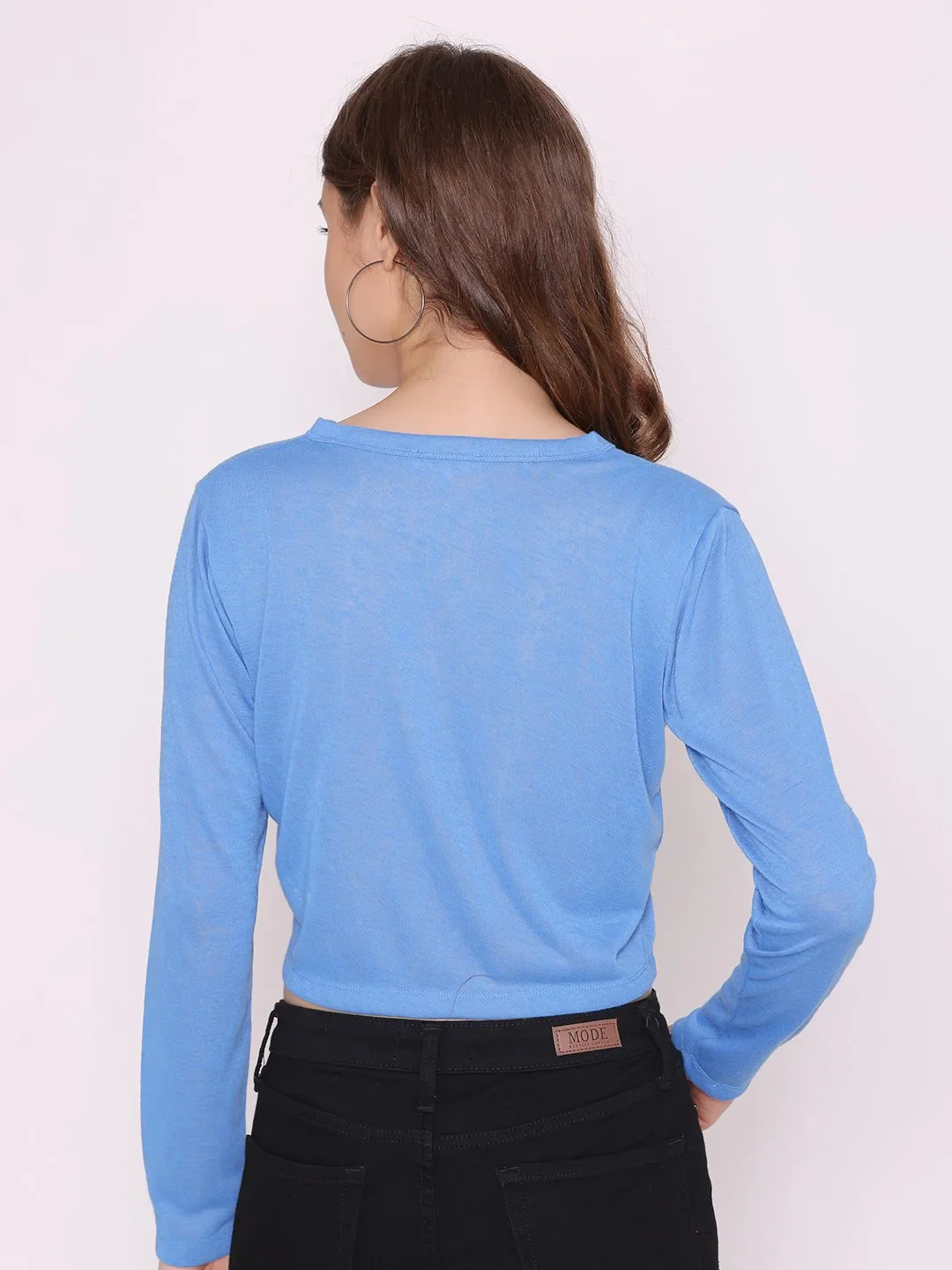 Flawless Women Blue Club Top - Image 6
