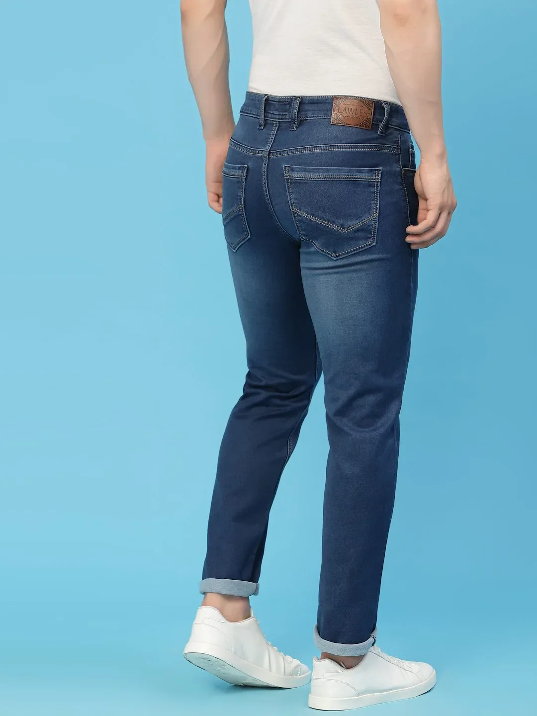 Flawless Men Trendy Blunt Denim - Image 5
