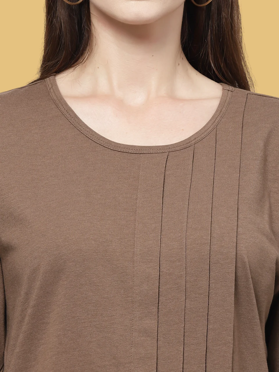 Flawless Women Casual Brown Top | BROWNEY - Image 4