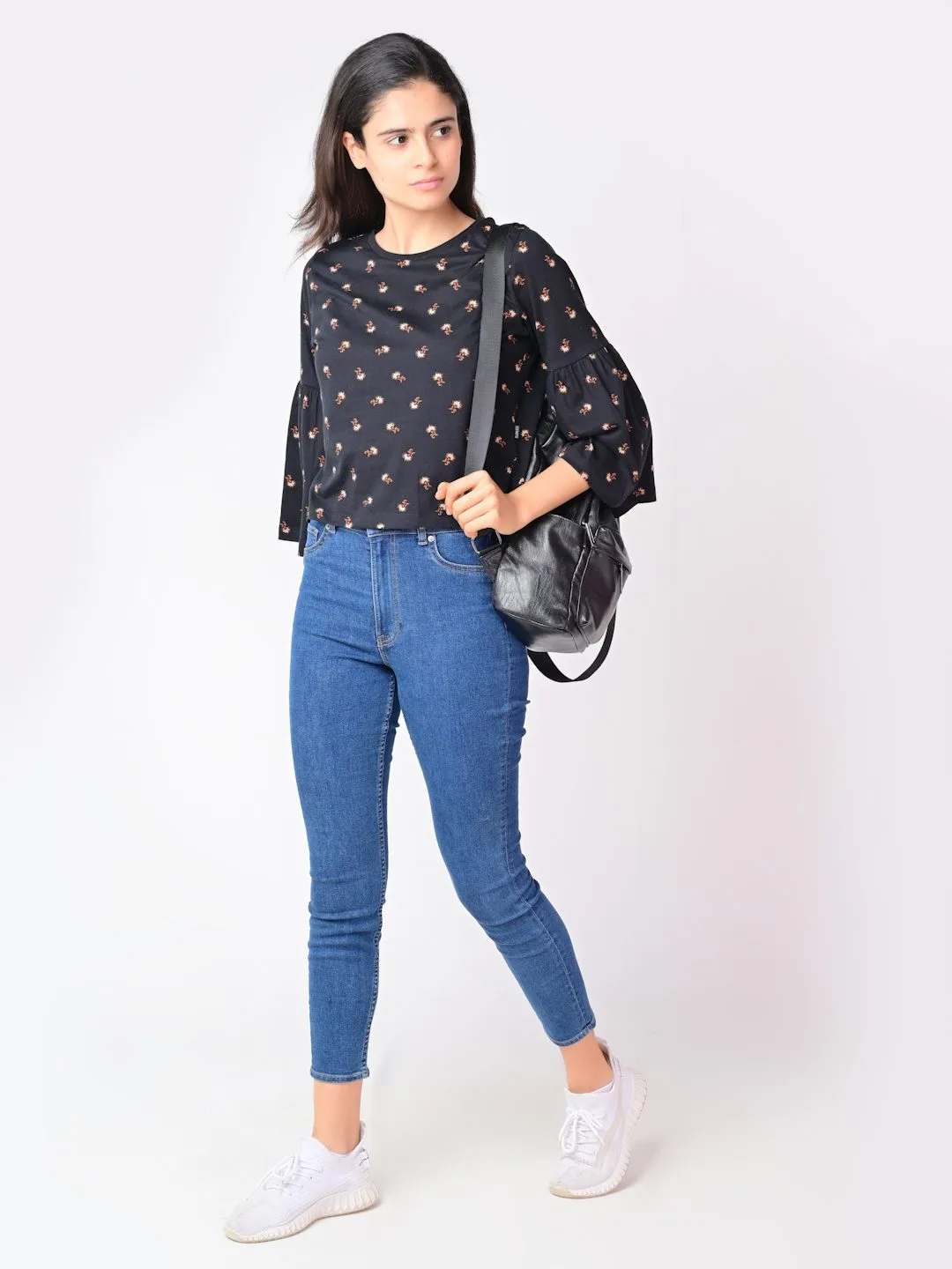Flawless Women Black Bum Crop Top - Image 2
