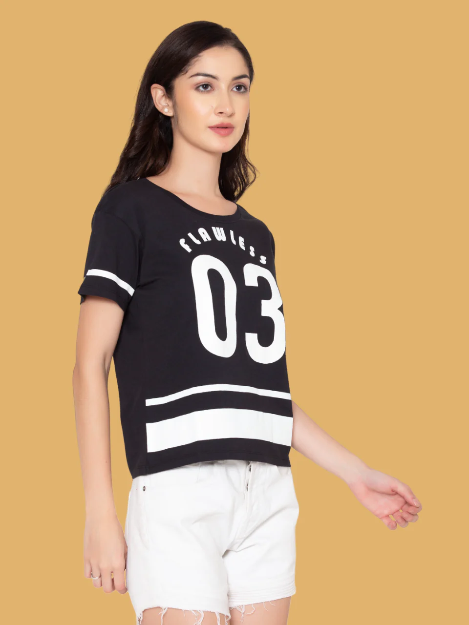 Flawless Women Bummer Cotton T-Shirt - Image 5