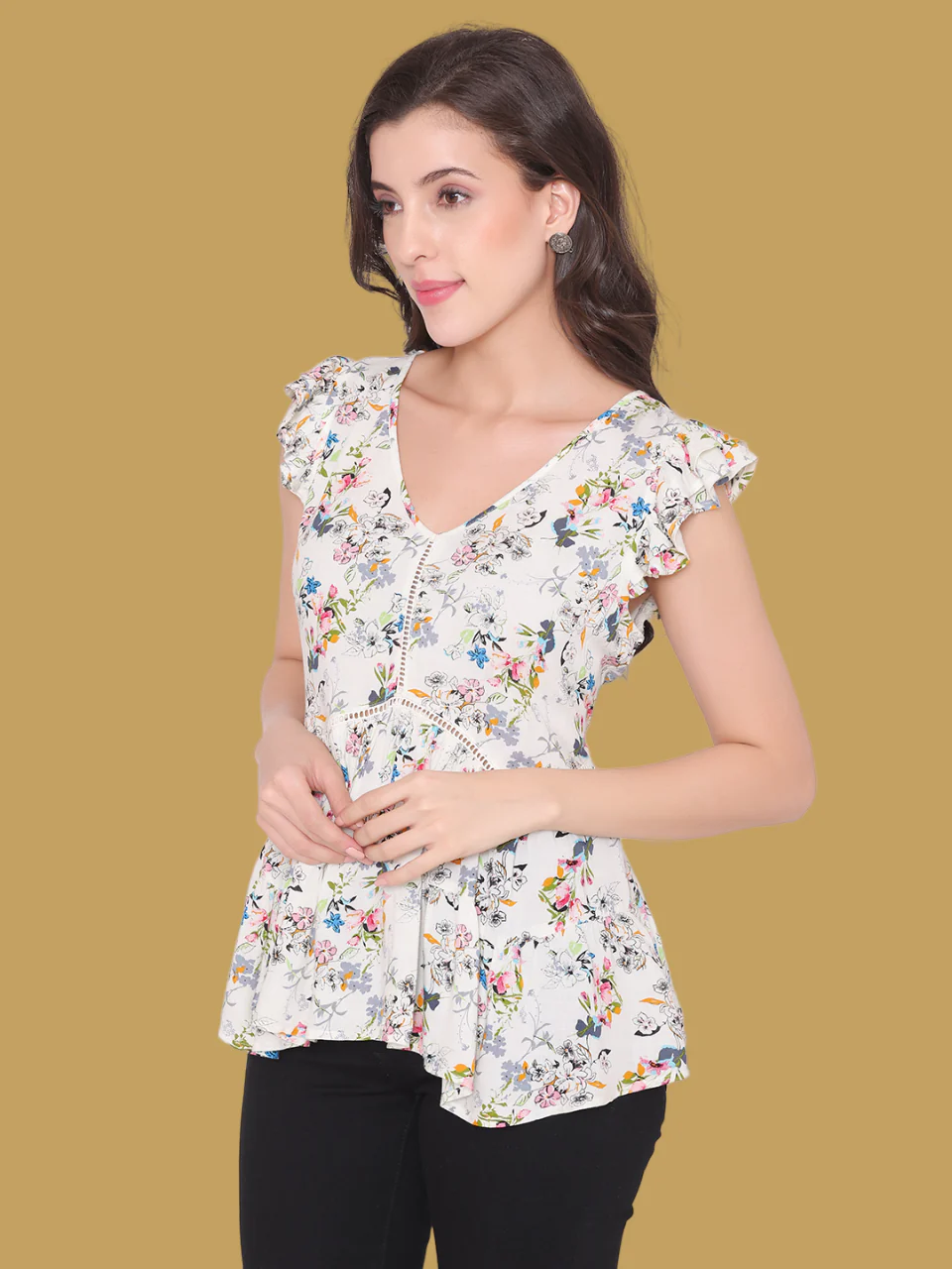 Flawless Women Flow Button Top | ORCHID - Image 5