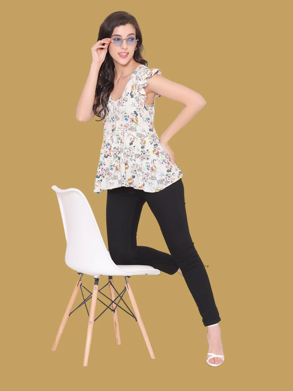 Flawless Women Flow Button Top | ORCHID - Image 6