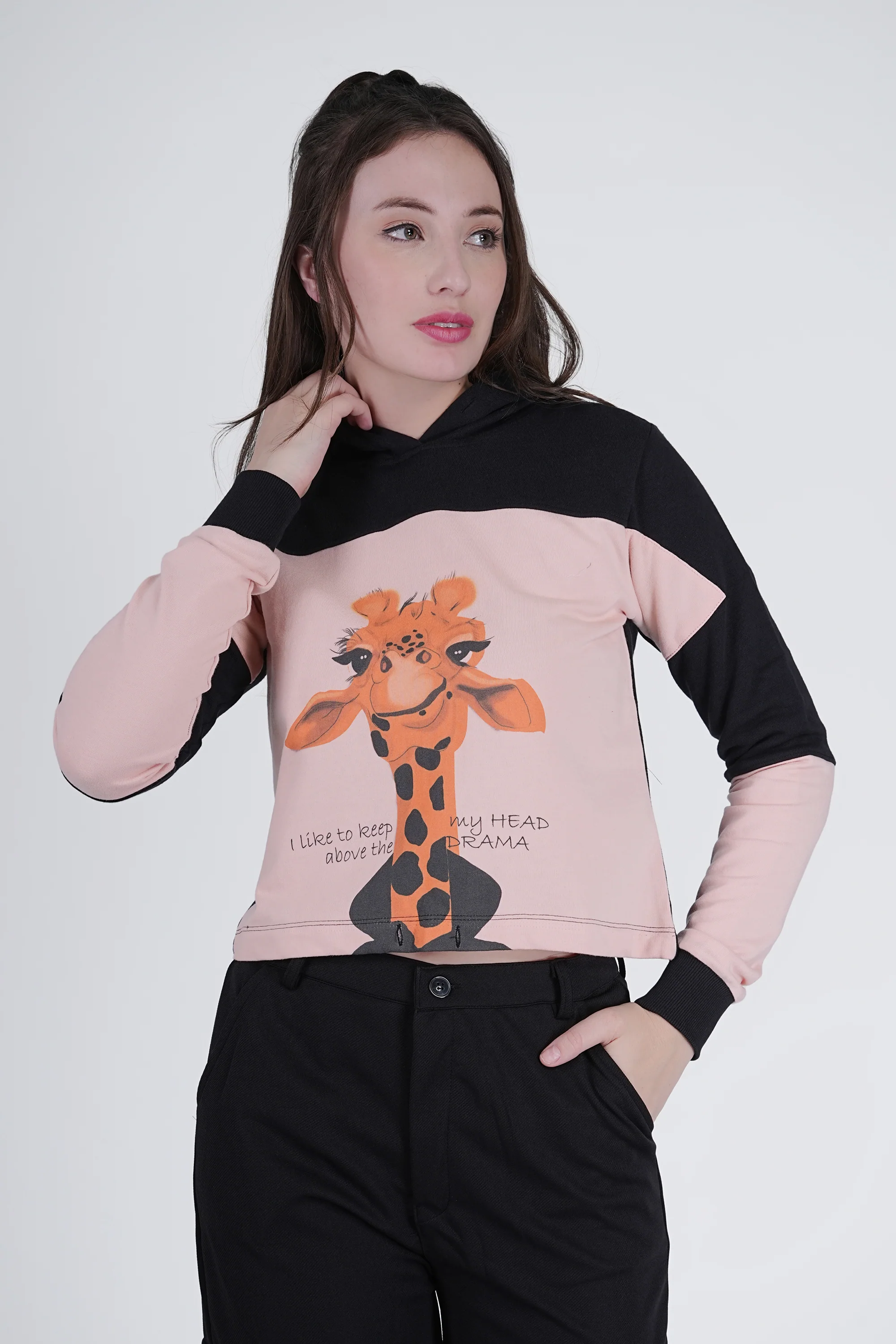 Flawless Women Trendy Hung Hoodie | CASSI
