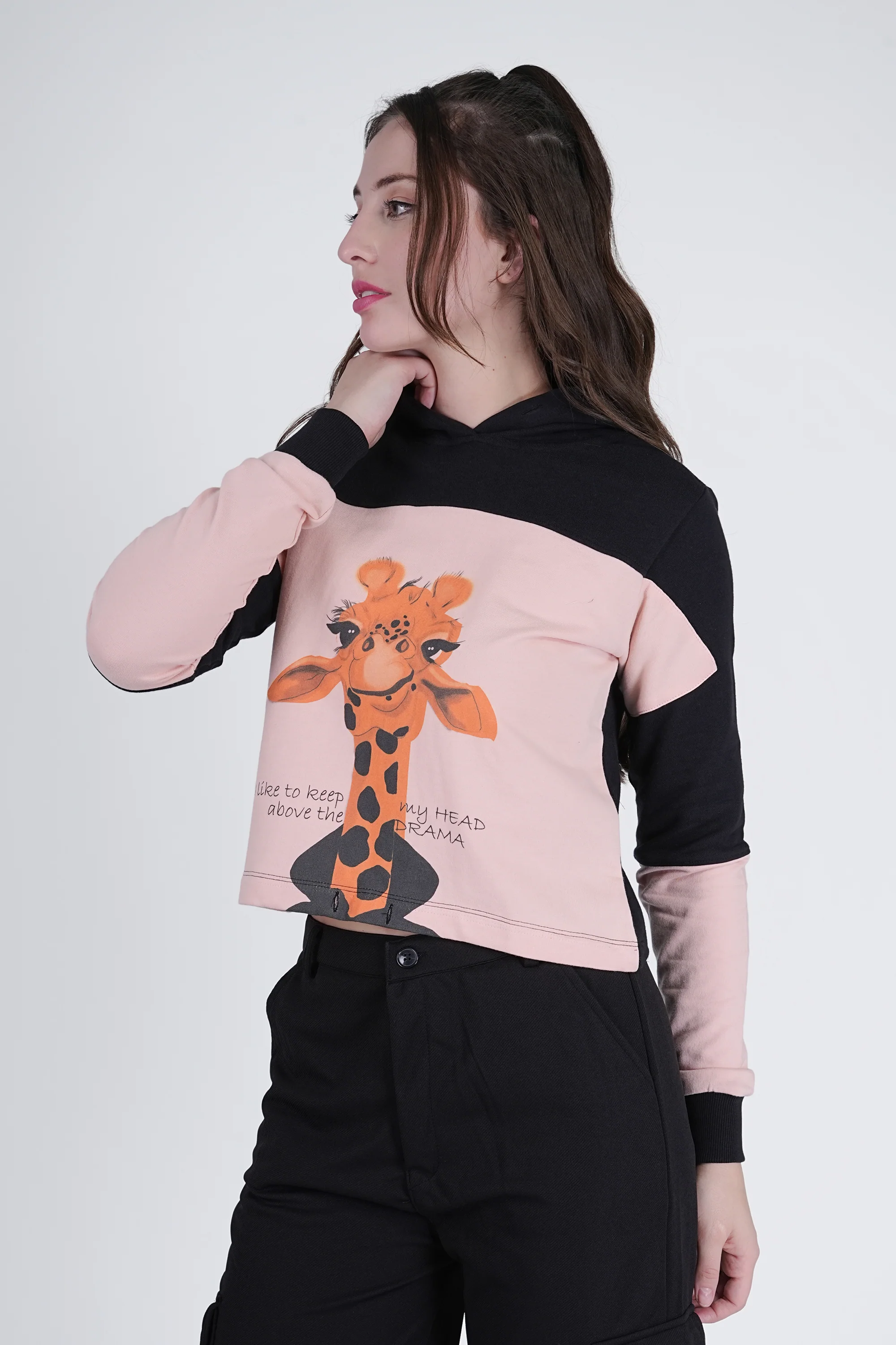 Flawless Women Trendy Hung Hoodie | CASSI - Image 4