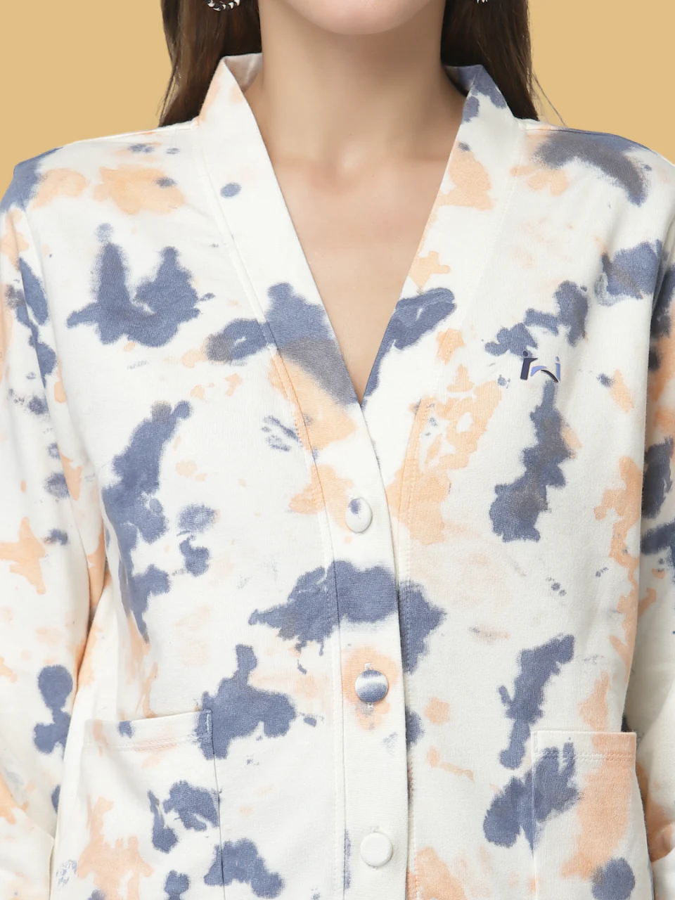 Flawless Women Trendy Tie & Dye Cardigan - Image 3