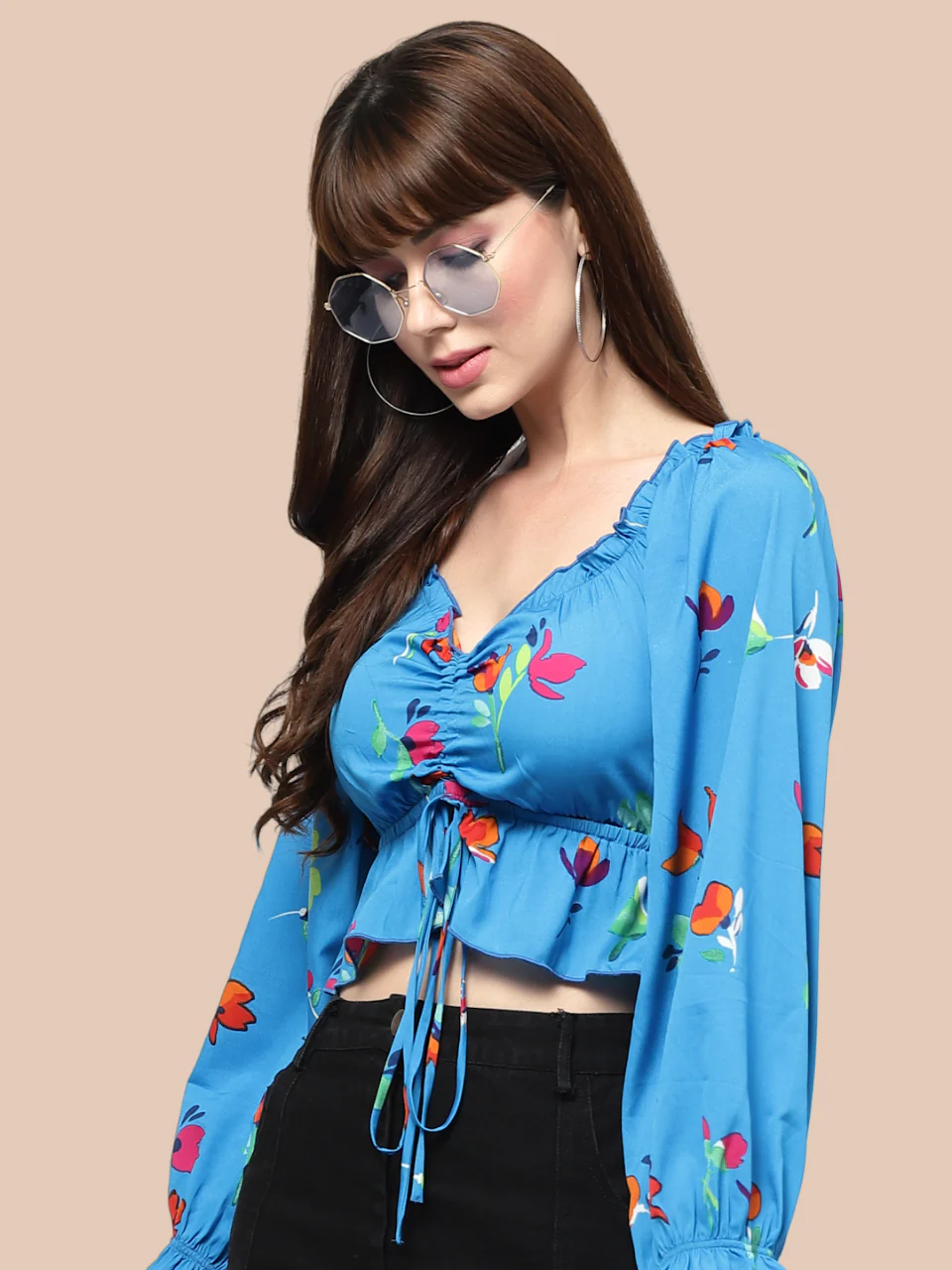 Flawless Trendy Women Printed Crop Top | FIFI - Image 4