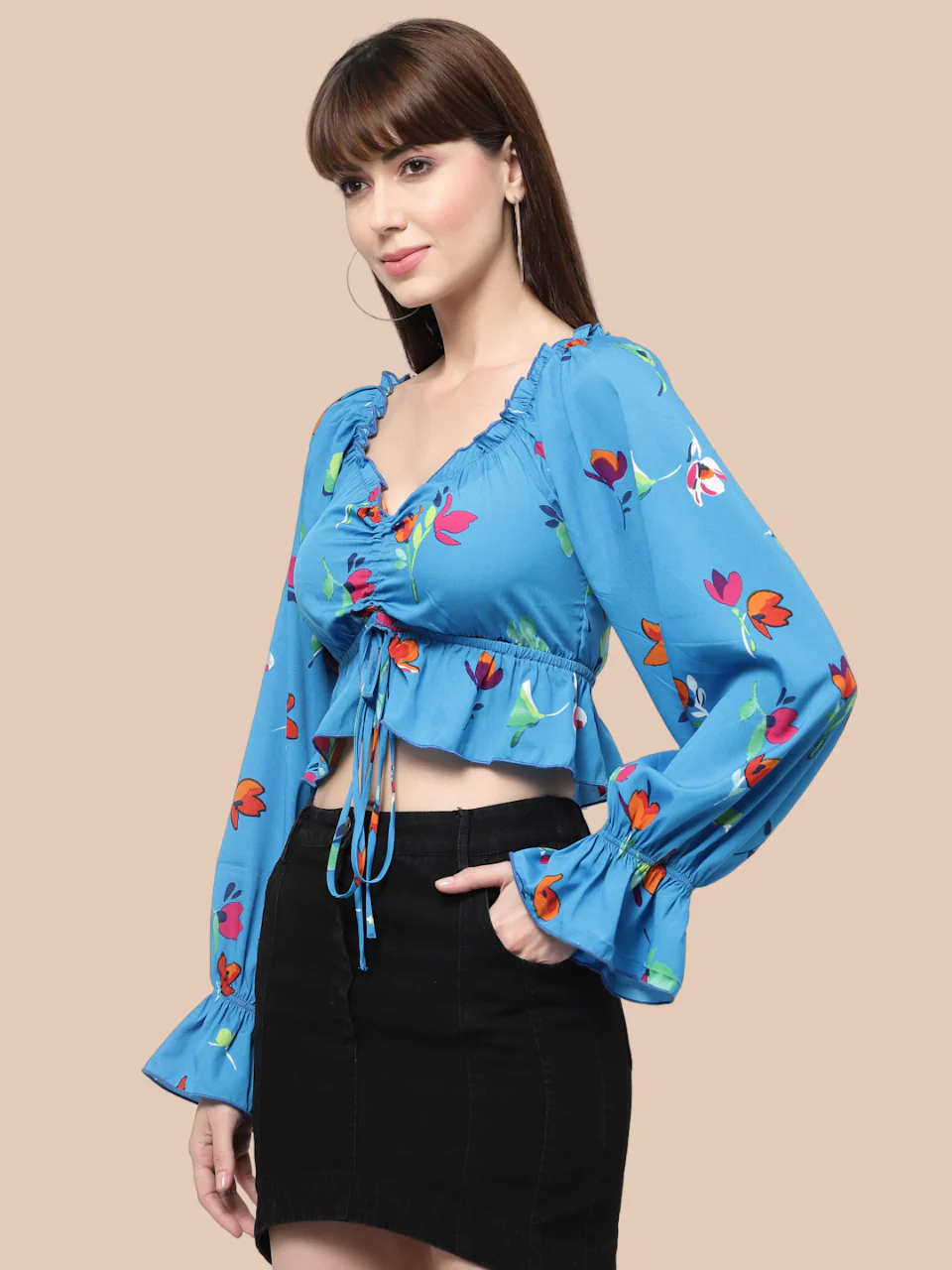 Flawless Trendy Women Printed Crop Top | FIFI - Image 5