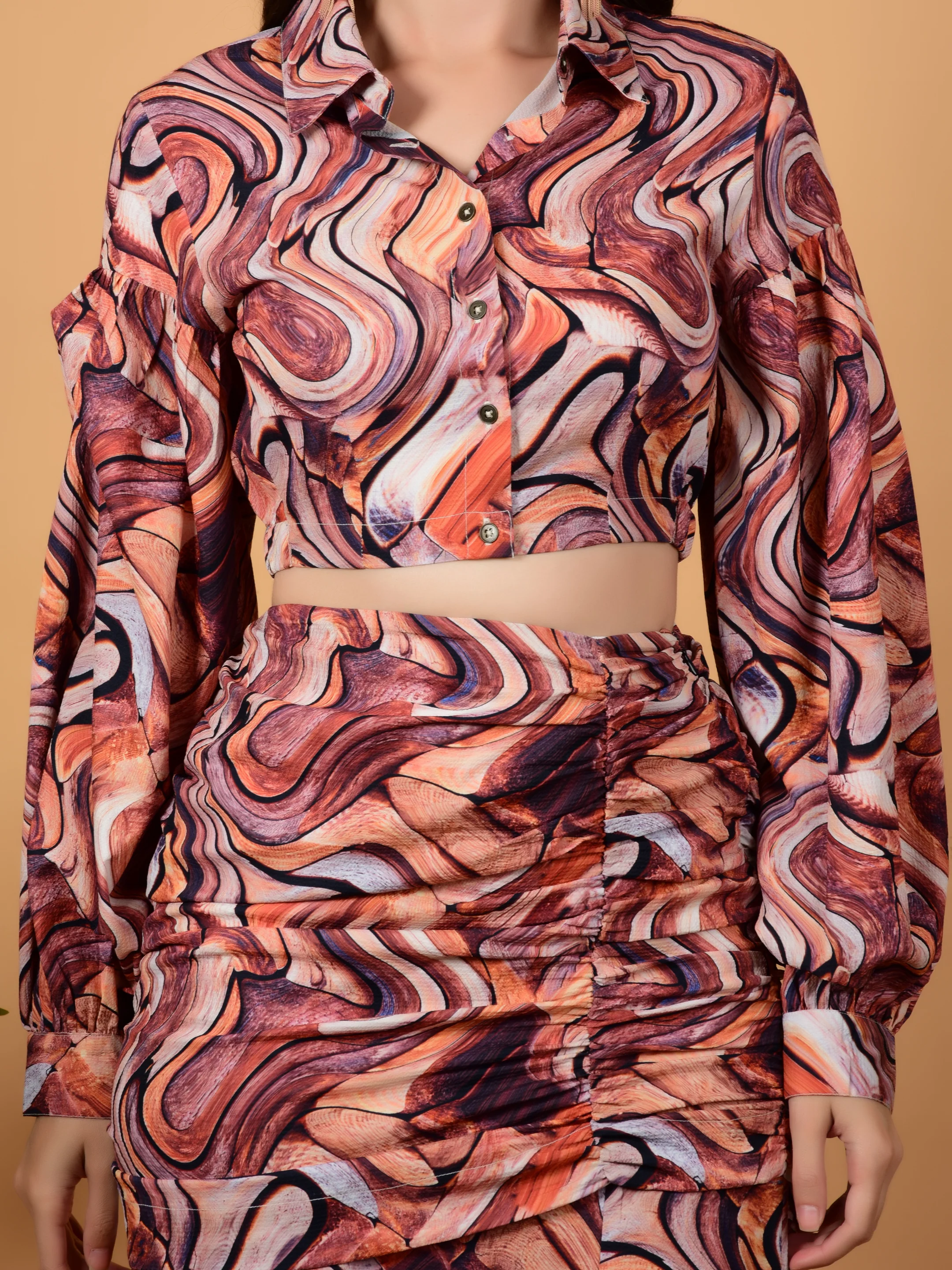 Flawless Women Party Wear Multicolor Co-Ord Set | RIHANNA - Image 3