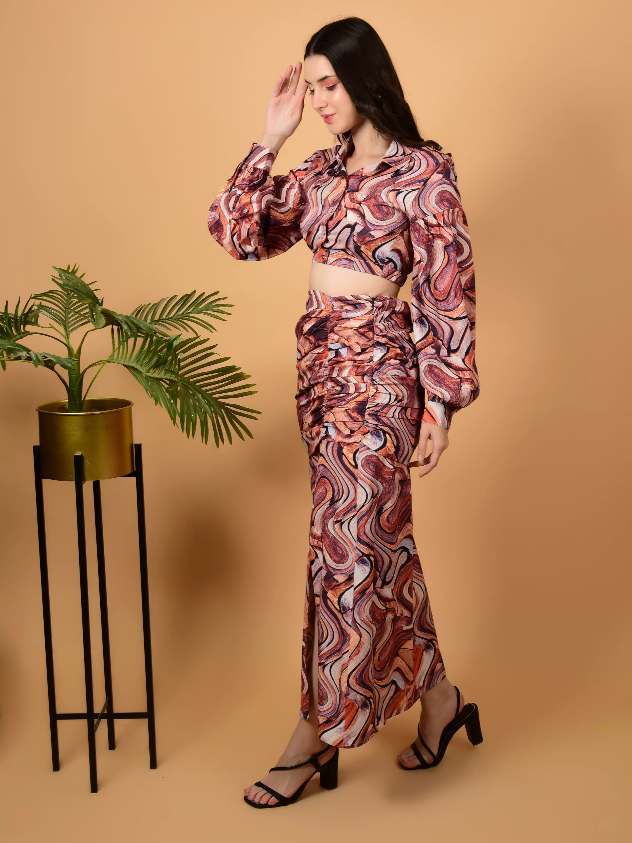 Flawless Women Party Wear Multicolor Co-Ord Set | RIHANNA - Image 5