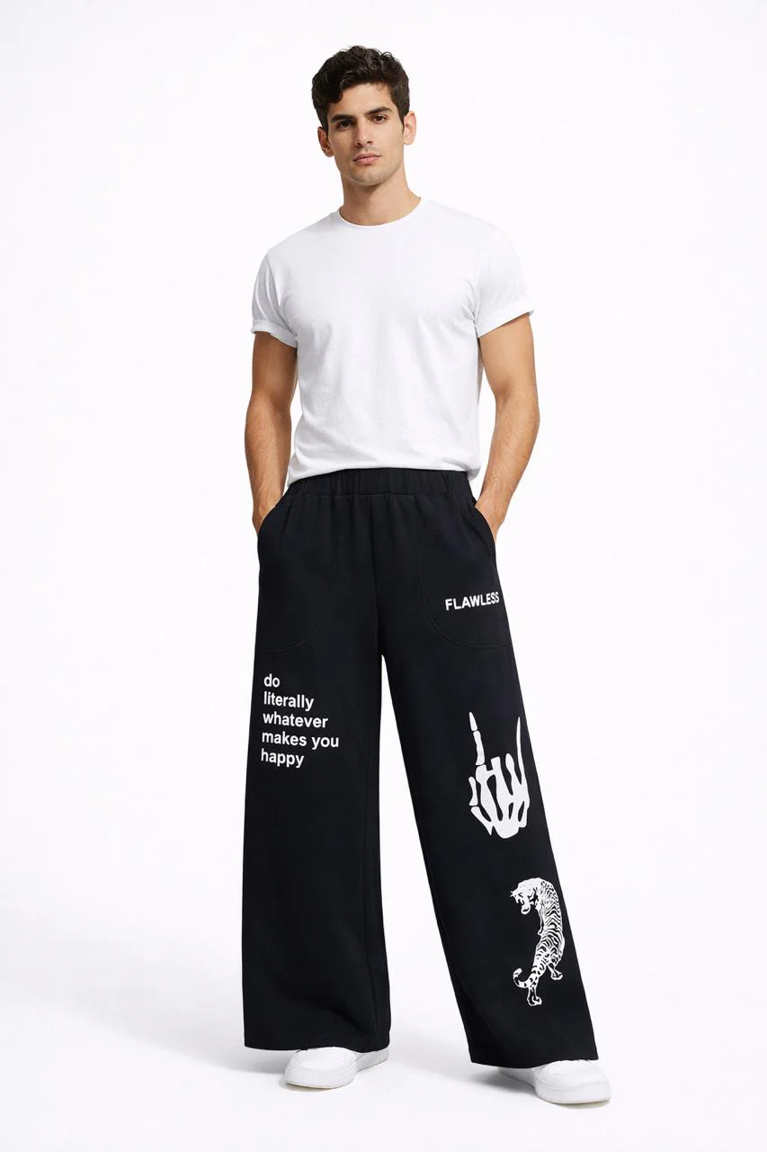 Flawless Black Straight  trousers 2