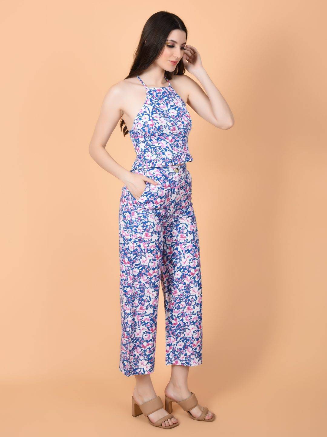 Flawless Trendy Floral Print Women Co-Ord Set | HAILY - Image 4