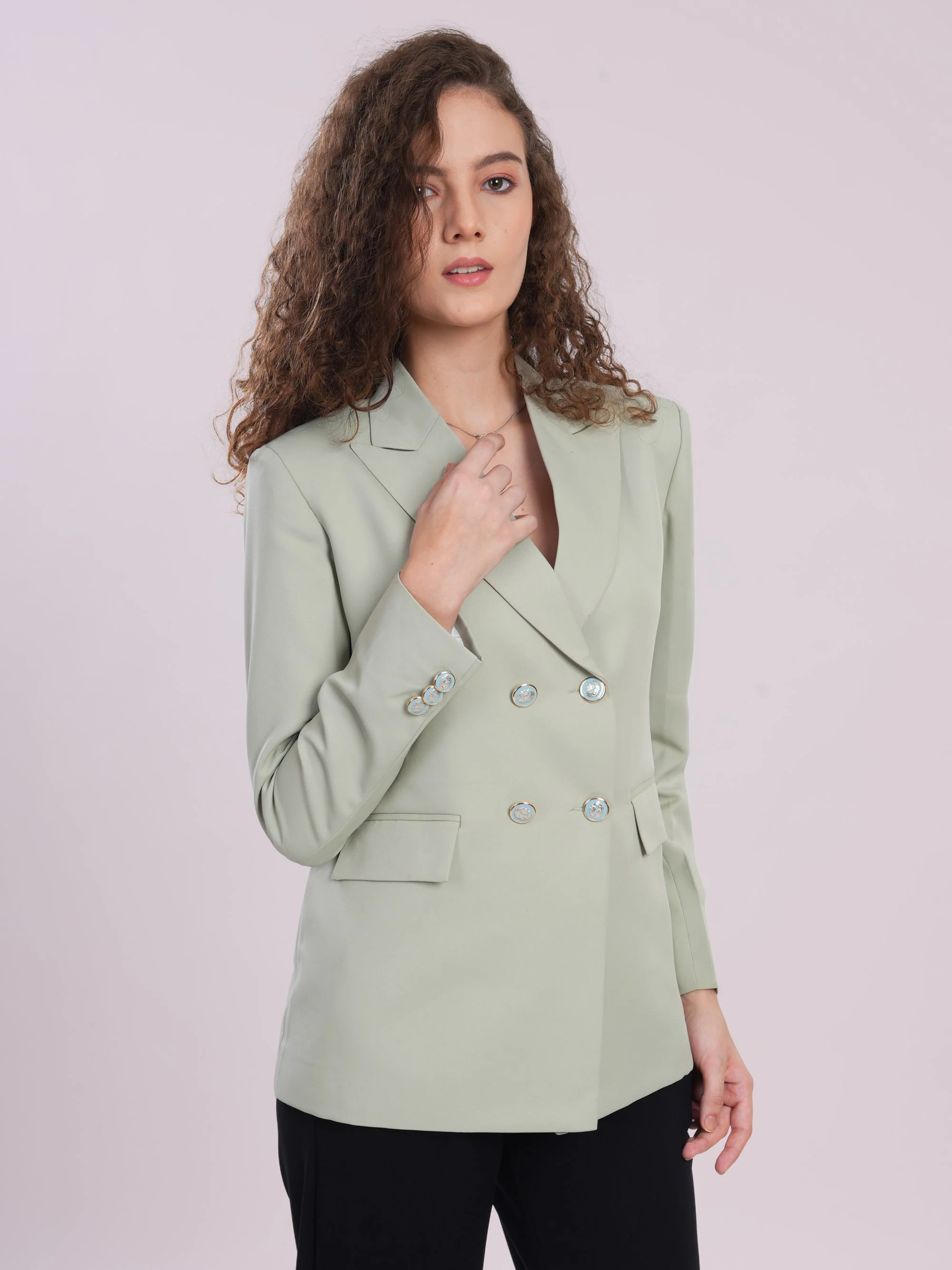 Teal blazer - Image 3