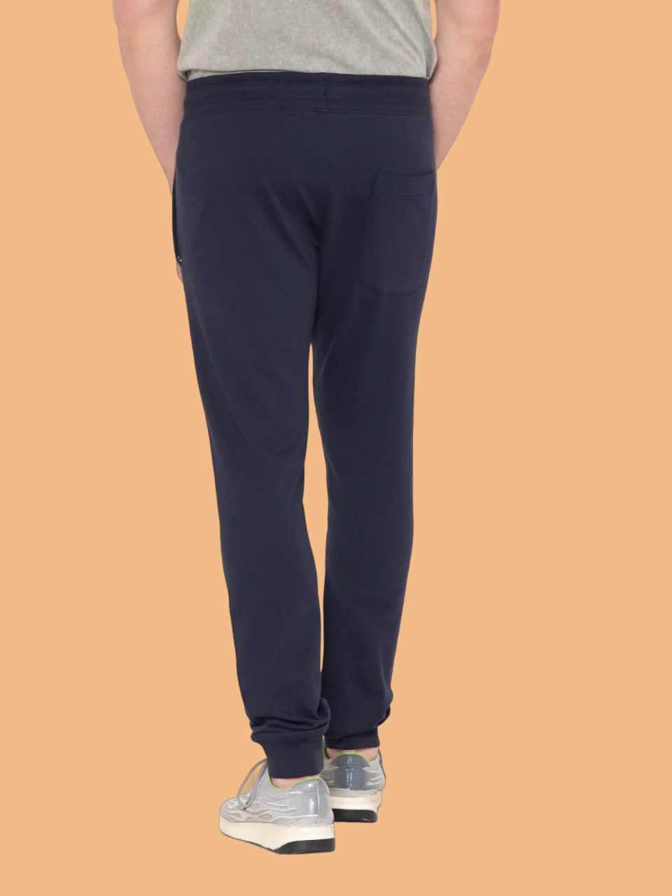 Flawless Casual Navy Solid Jogger For Men - Image 4