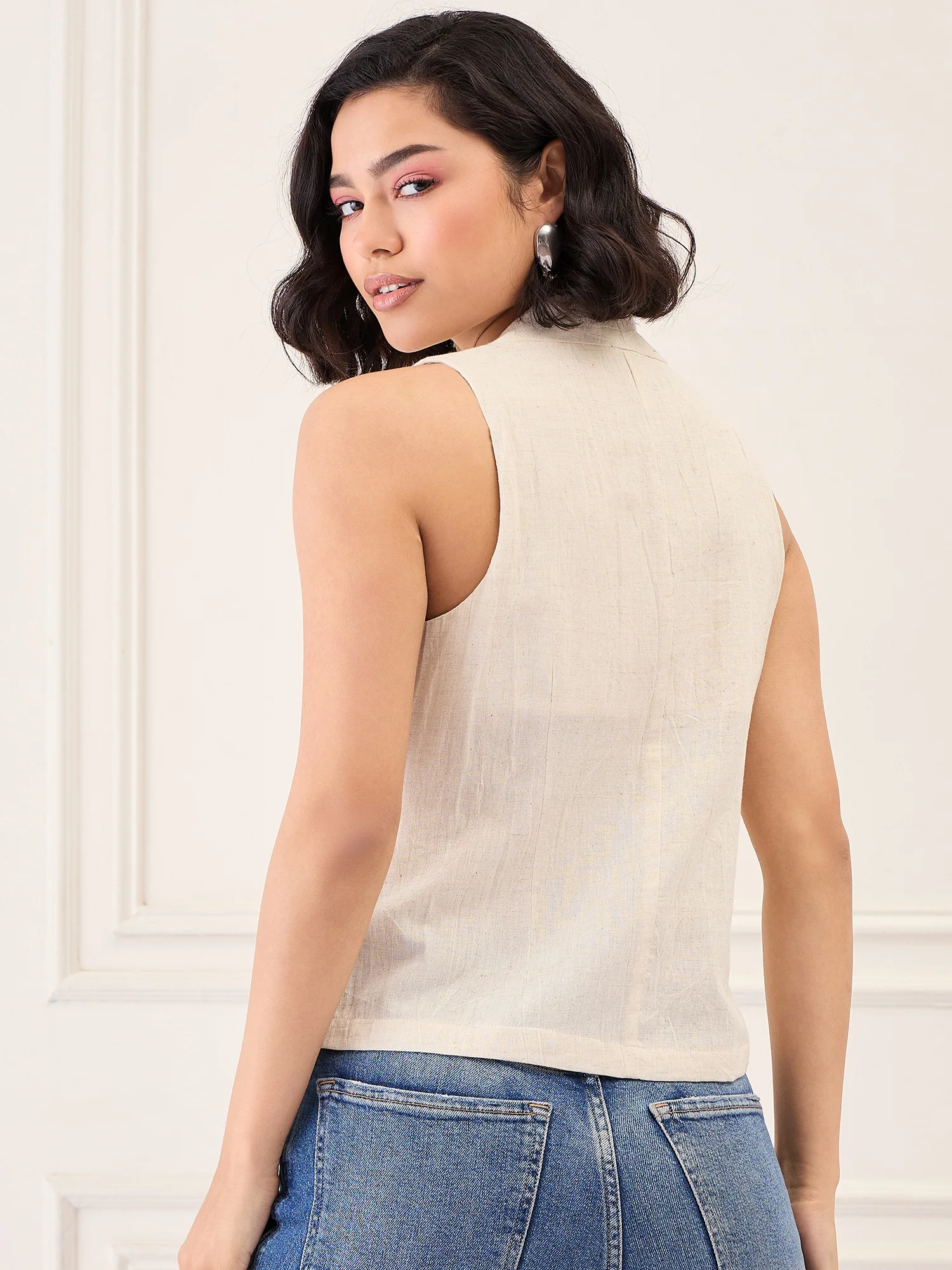 Cotton Waistcoat for Women - Stylish and Comfortable - Image 3