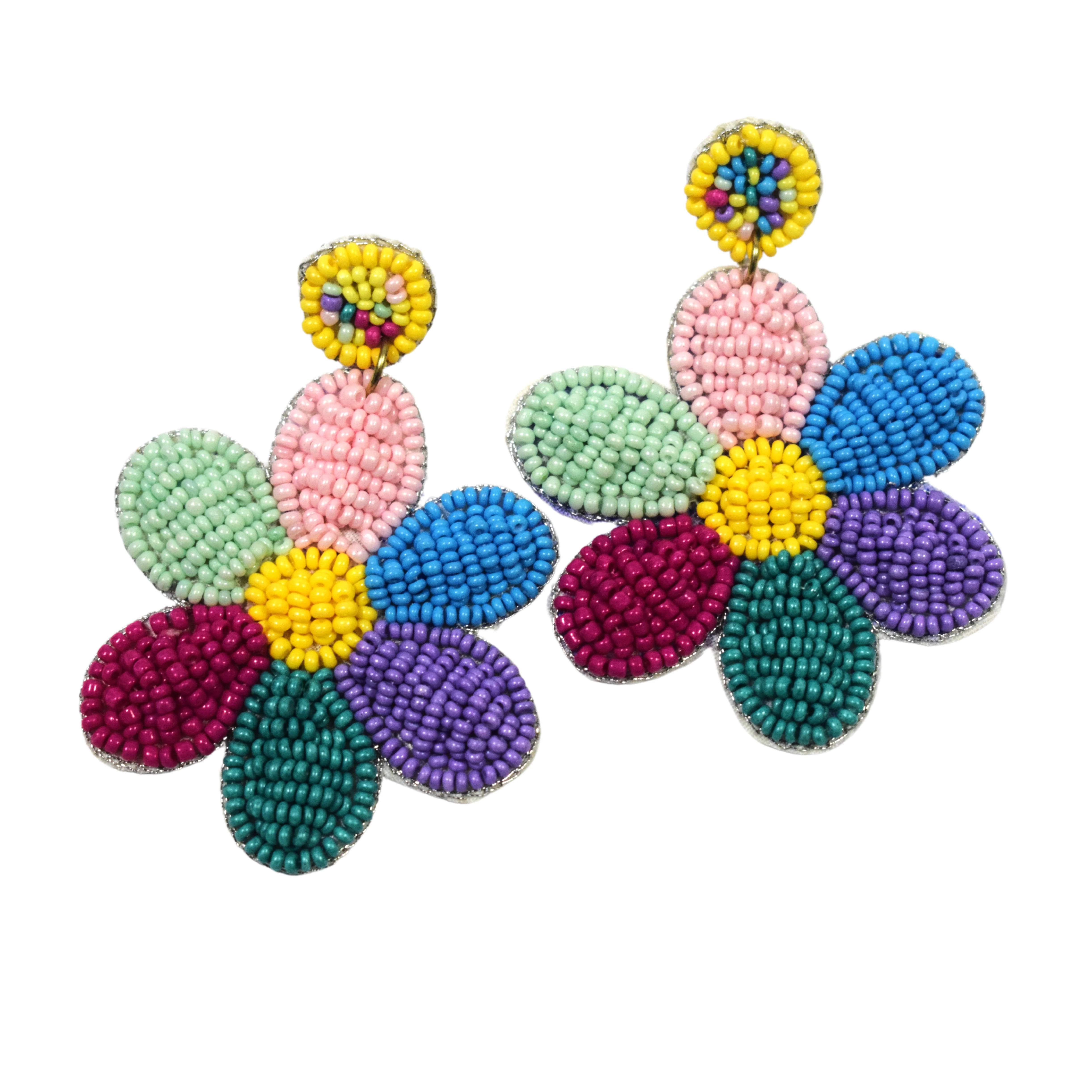 Flawless Flawer Handmade Beaded Bird Earrings For Women & Girls - Image 3