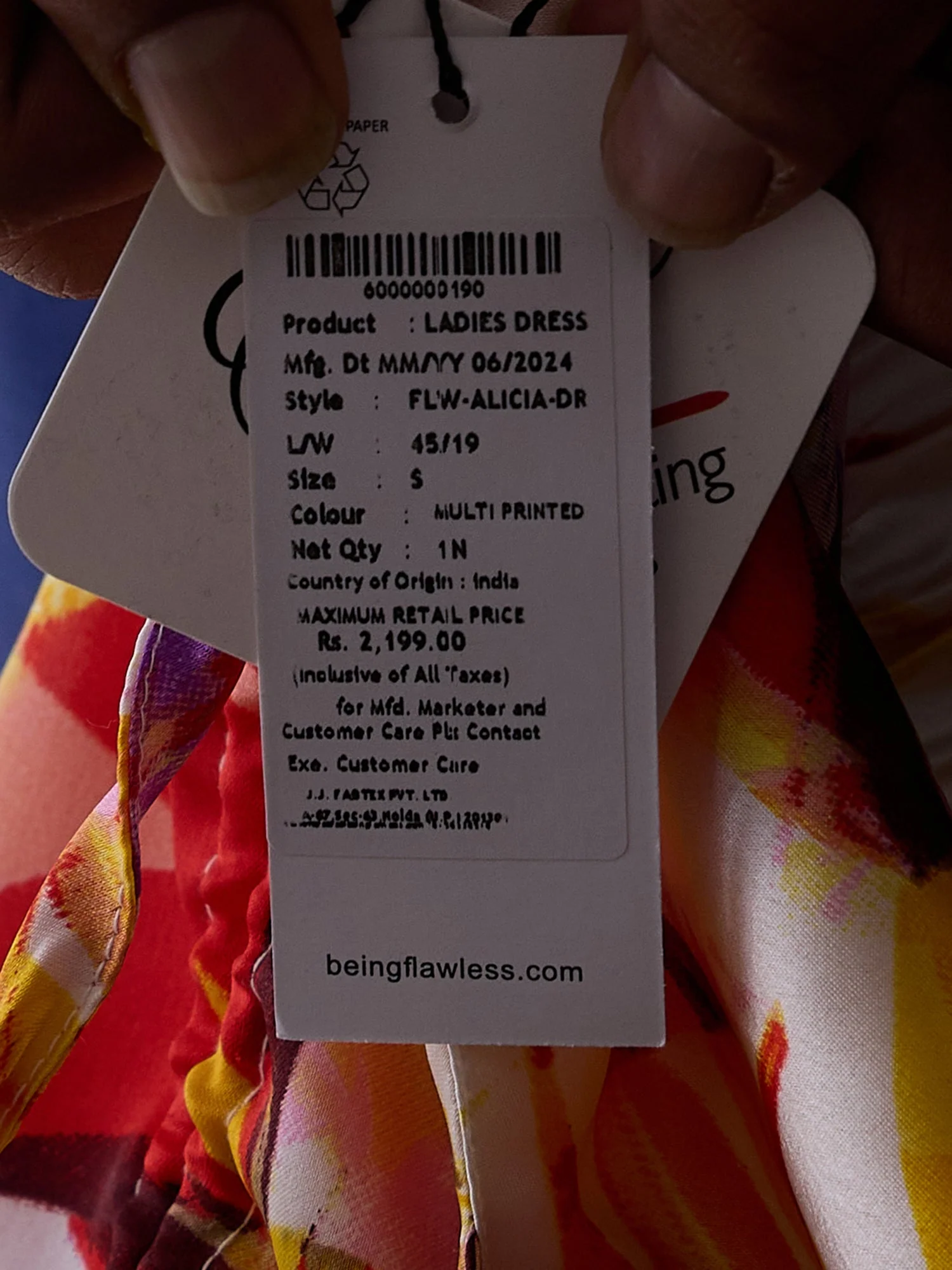 Flawless Floral cut out Satin Dress - Yellow & Orange - Image 5