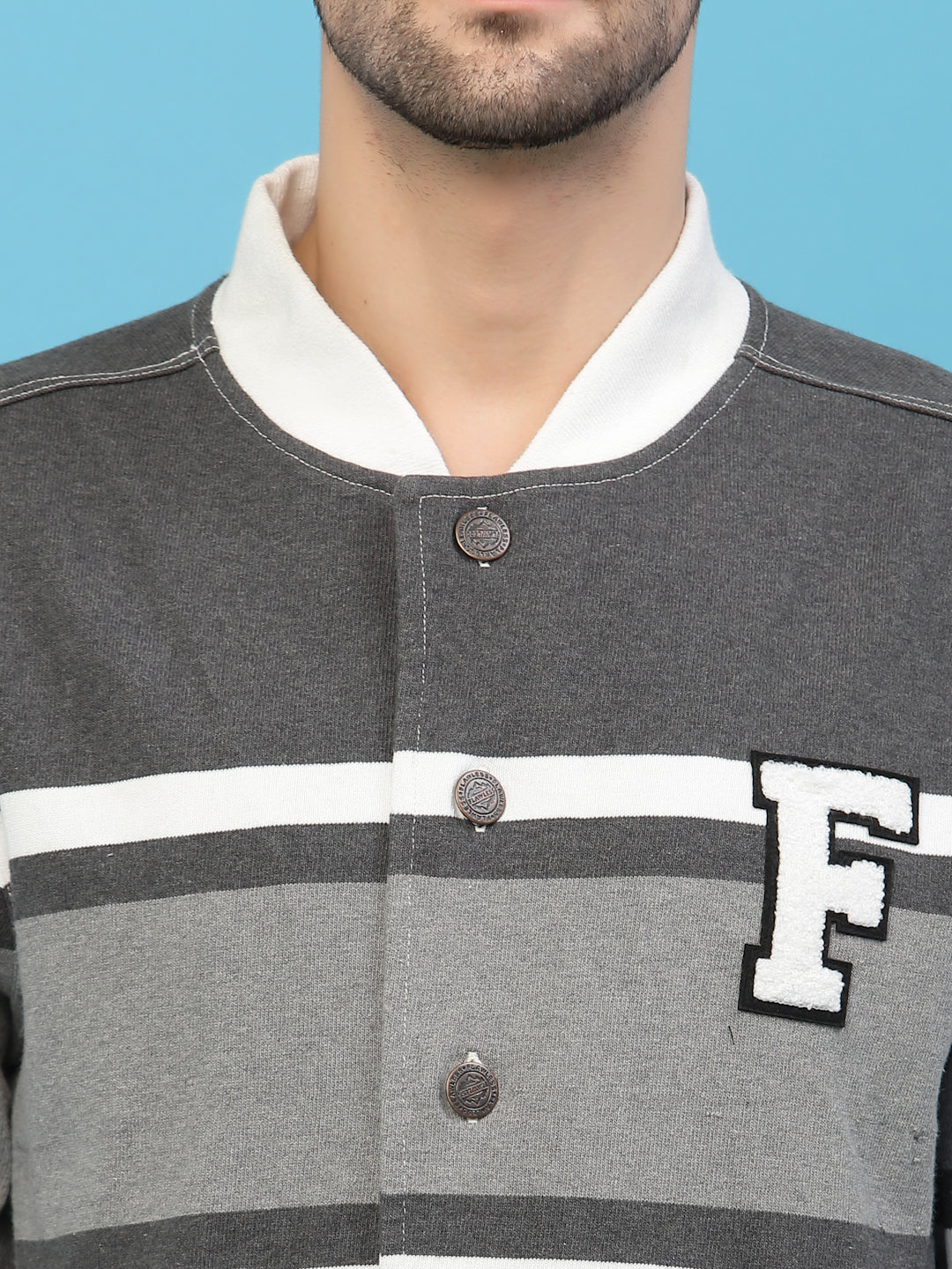Flawless Men Multi-Color Cotton Bomber Jacket - Image 3