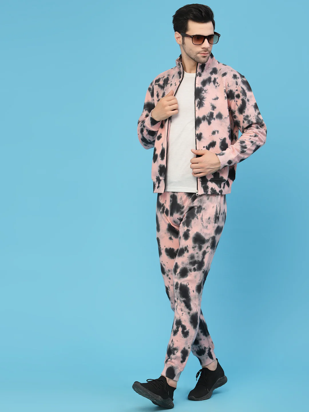 Flawless Men Winter Pink Co-Ord Set | SUNSET