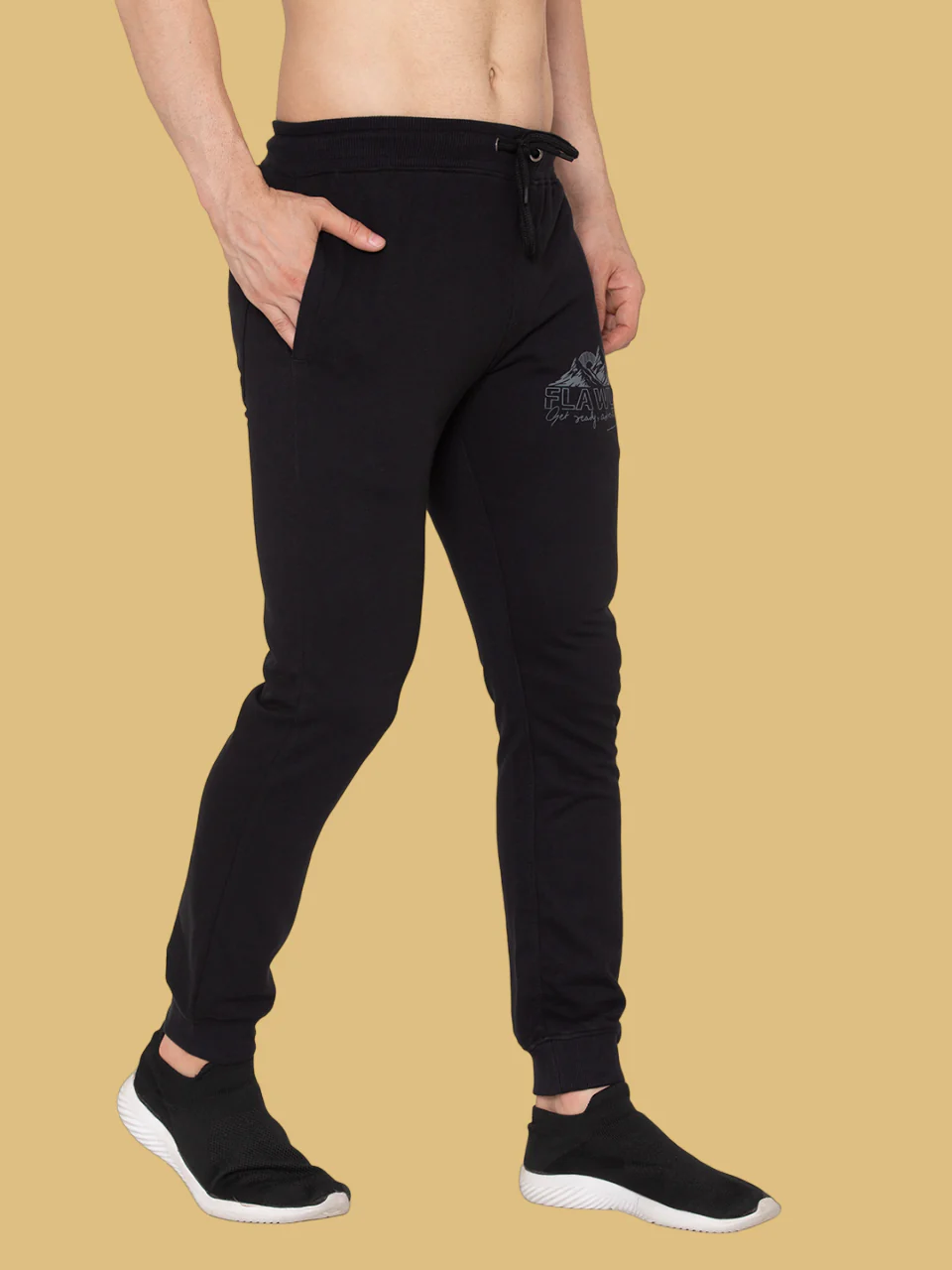Flawless Men's Black Comfort Jogger - Image 3