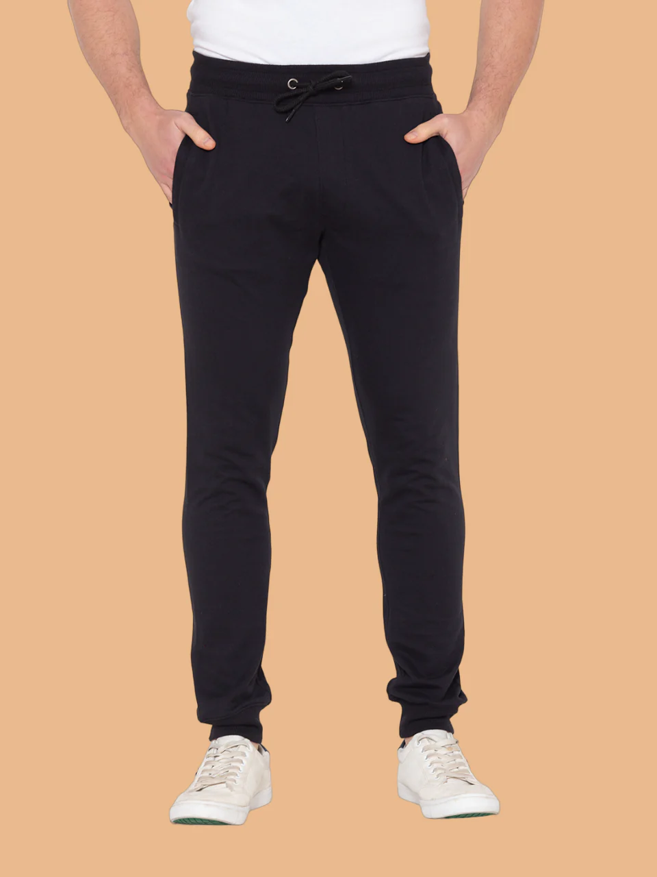 Flawless Men's Black solid Jogger