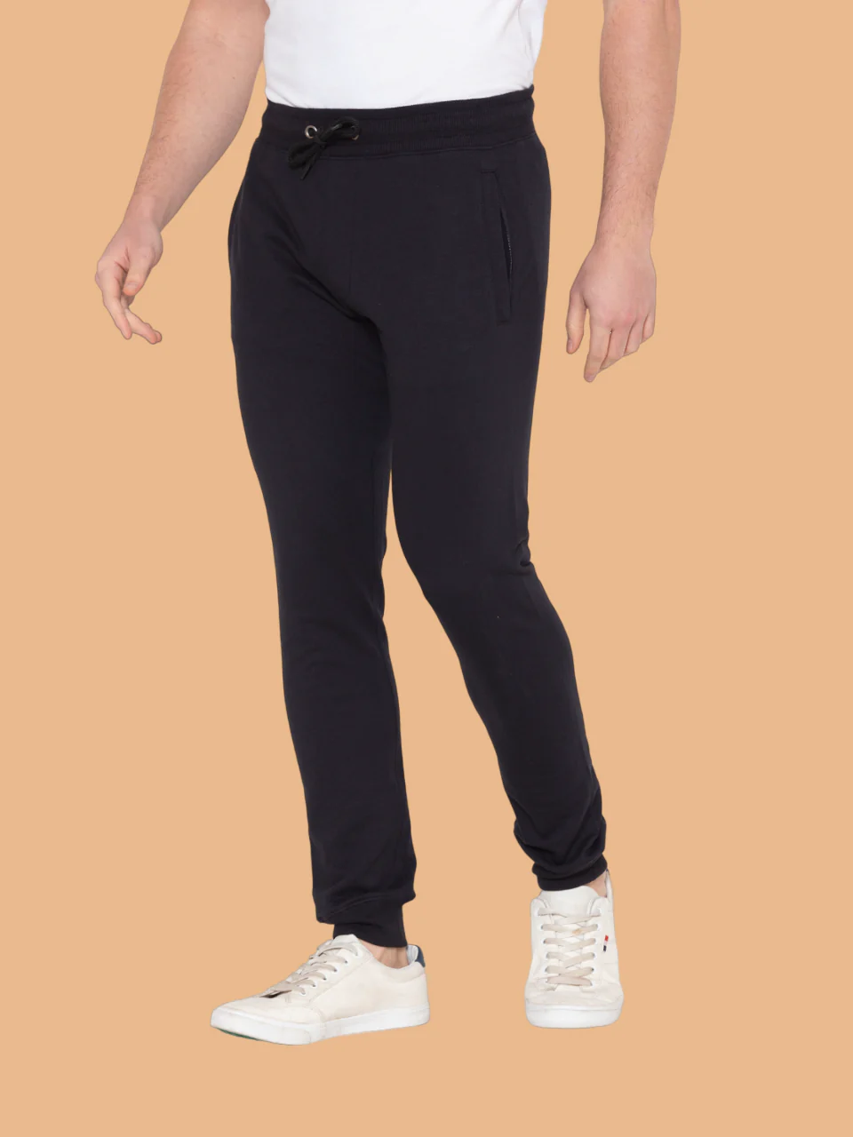 Flawless Men's Black solid Jogger - Image 2
