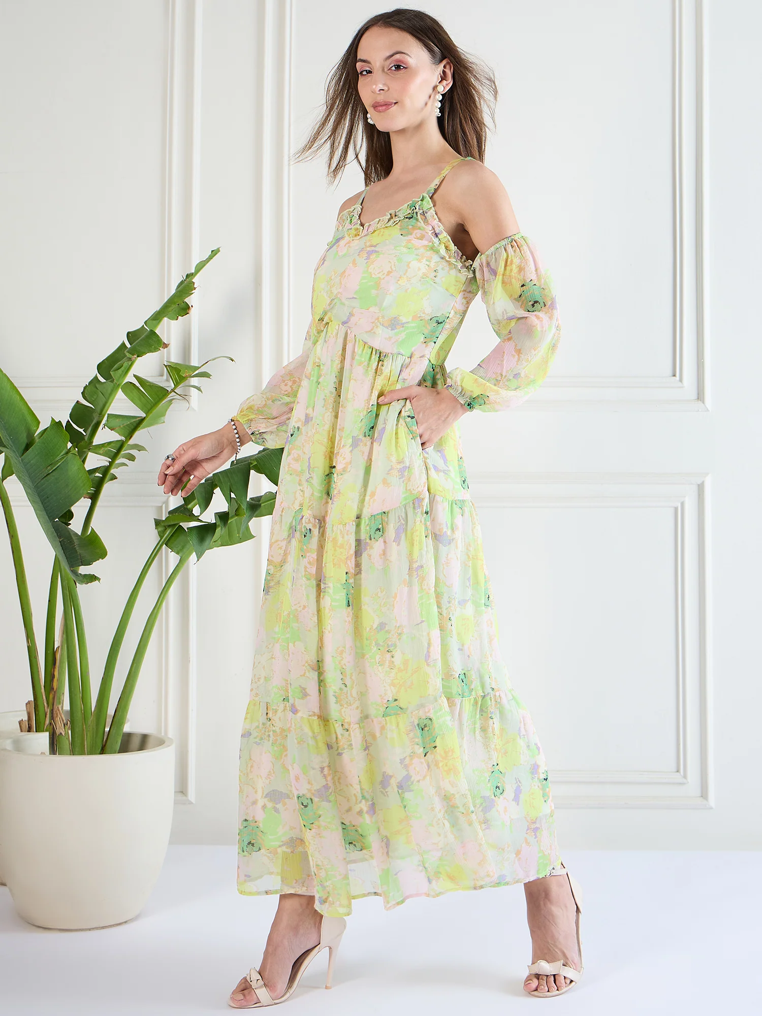 Flawless Multiway Fit And Flare Pretty Dress For Women | SUNSHINE - Image 4