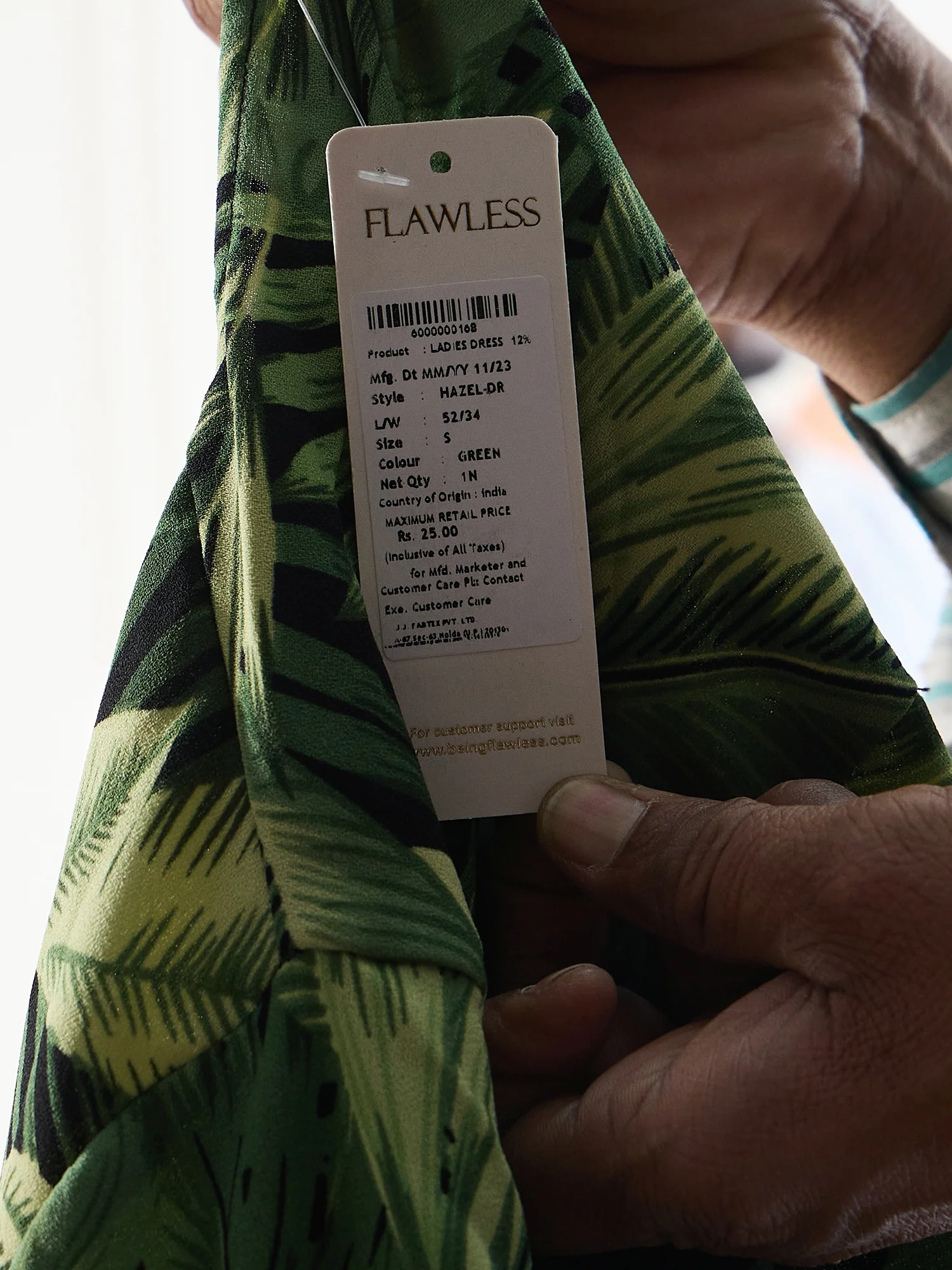 Flawless Women Party Wear Green Cut-Out Dress | HAZEL - Image 8