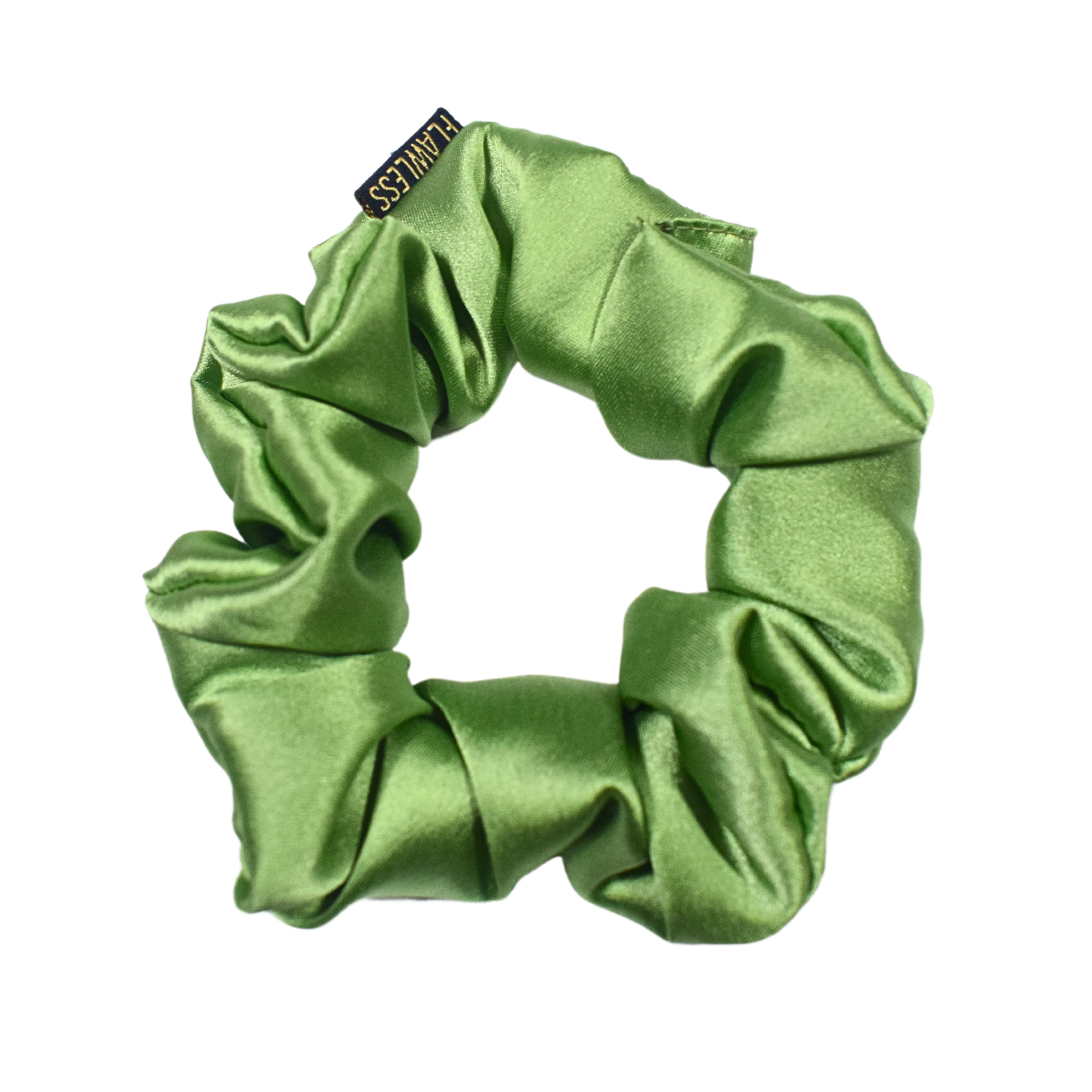 Flawless Set of 2 Soft Silk Satin Scrunchies for Gentle Hair Care - Image 5