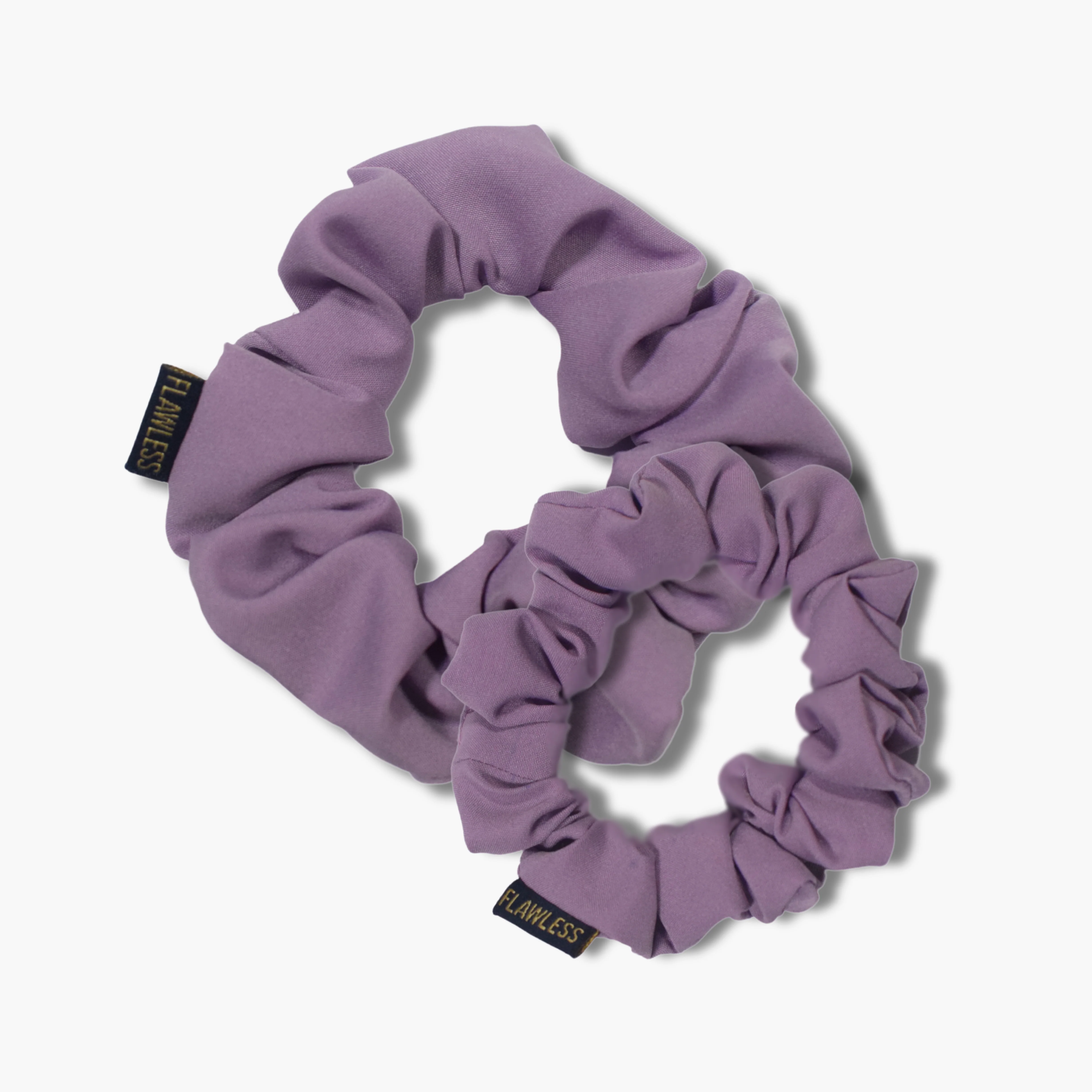 Flawless Soft Polycrepe Lavendra Scrunchies (Set of 2) - Image 6
