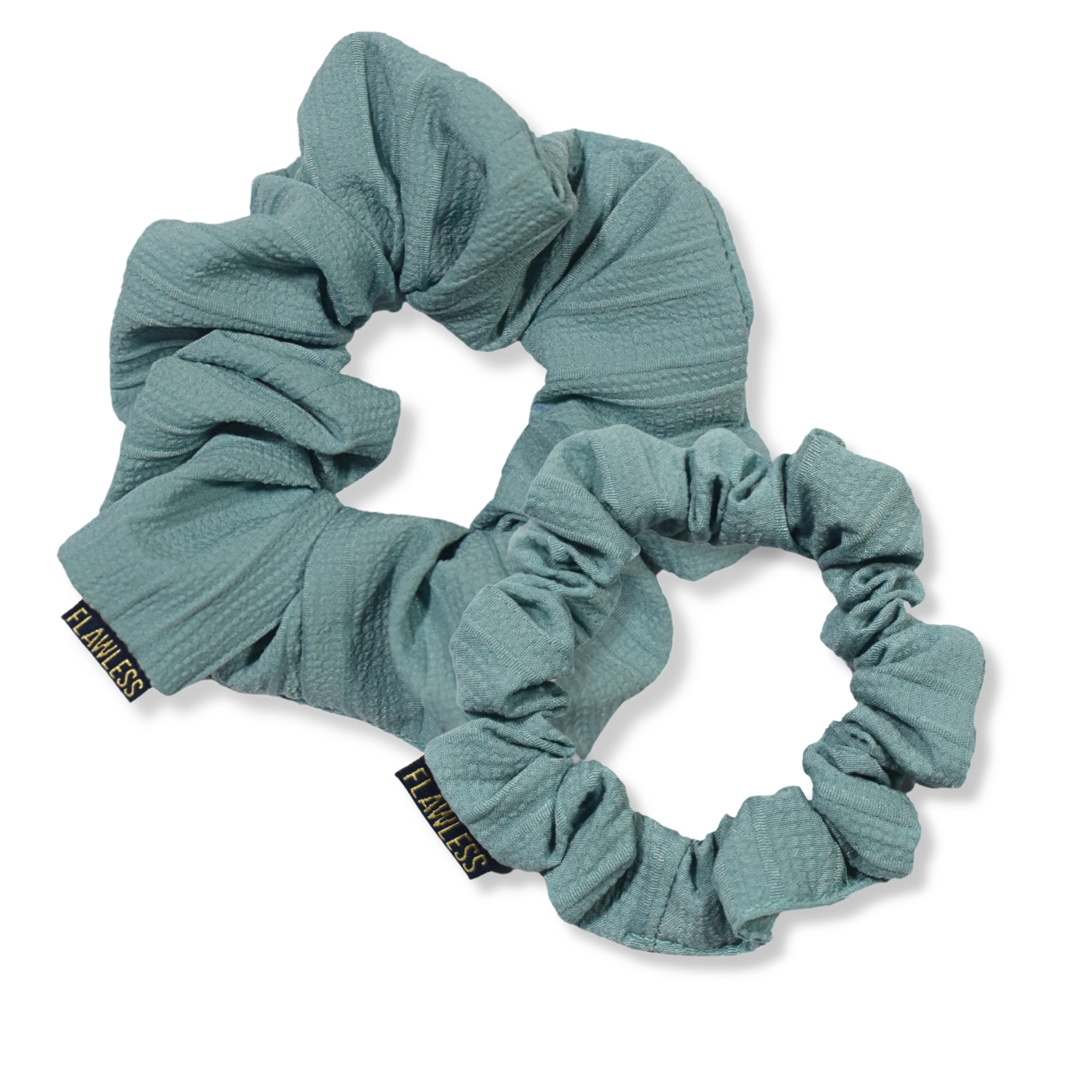 Flawless Soft Sugarcane-Crape Scrunchies -Set of 2 - Image 5