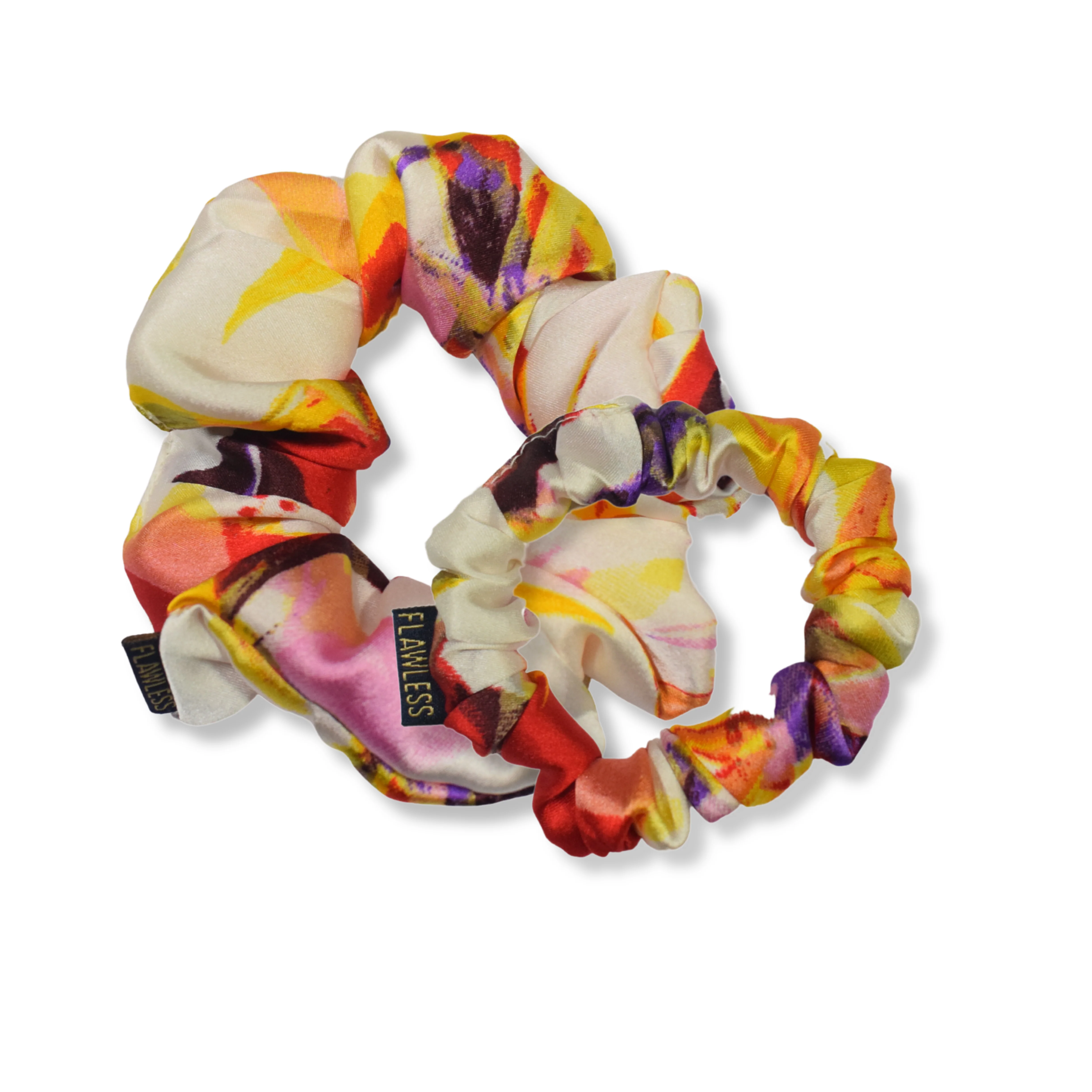 Flawless Stylish & Cute Hair Accessories Ties Scrunchies Ponytail Holders | Pack Of 2 - Image 3