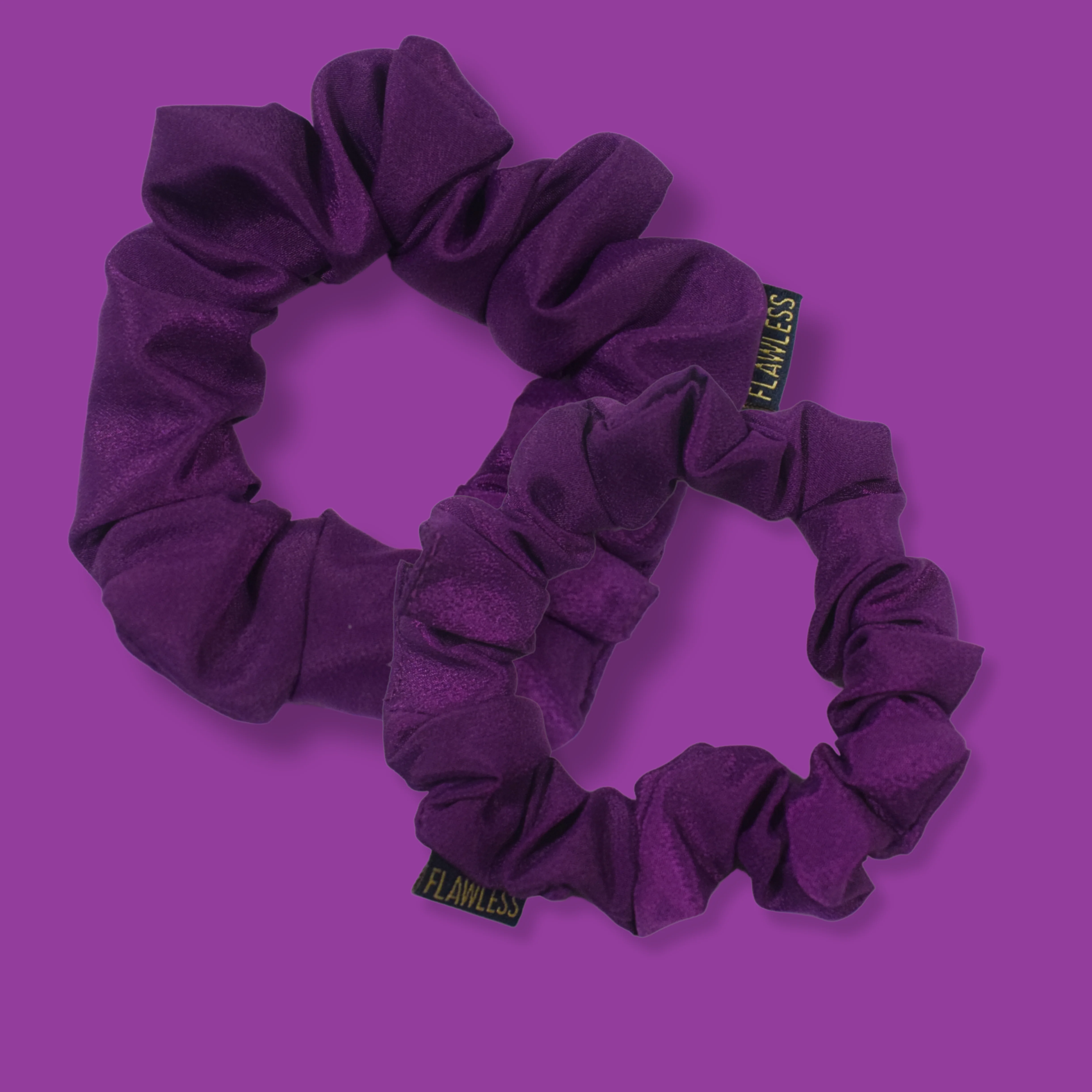 Flawless Stylish & Cute Hair Accessories Ties Scrunchies Ponytail Holders | Pack Of 2 - Image 3