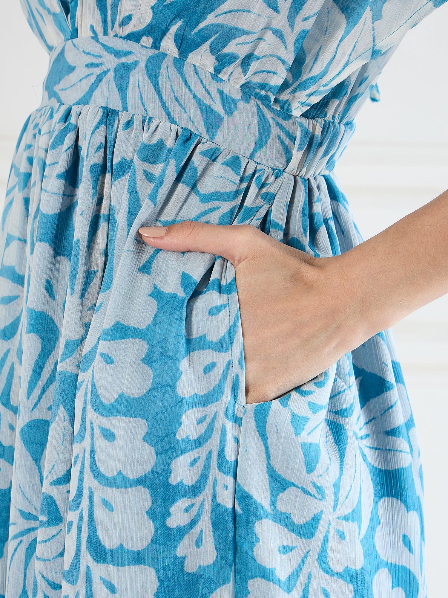Flawless Trendy Fit And Flare Maxi Dress For Women | MARIGOLD - Image 6