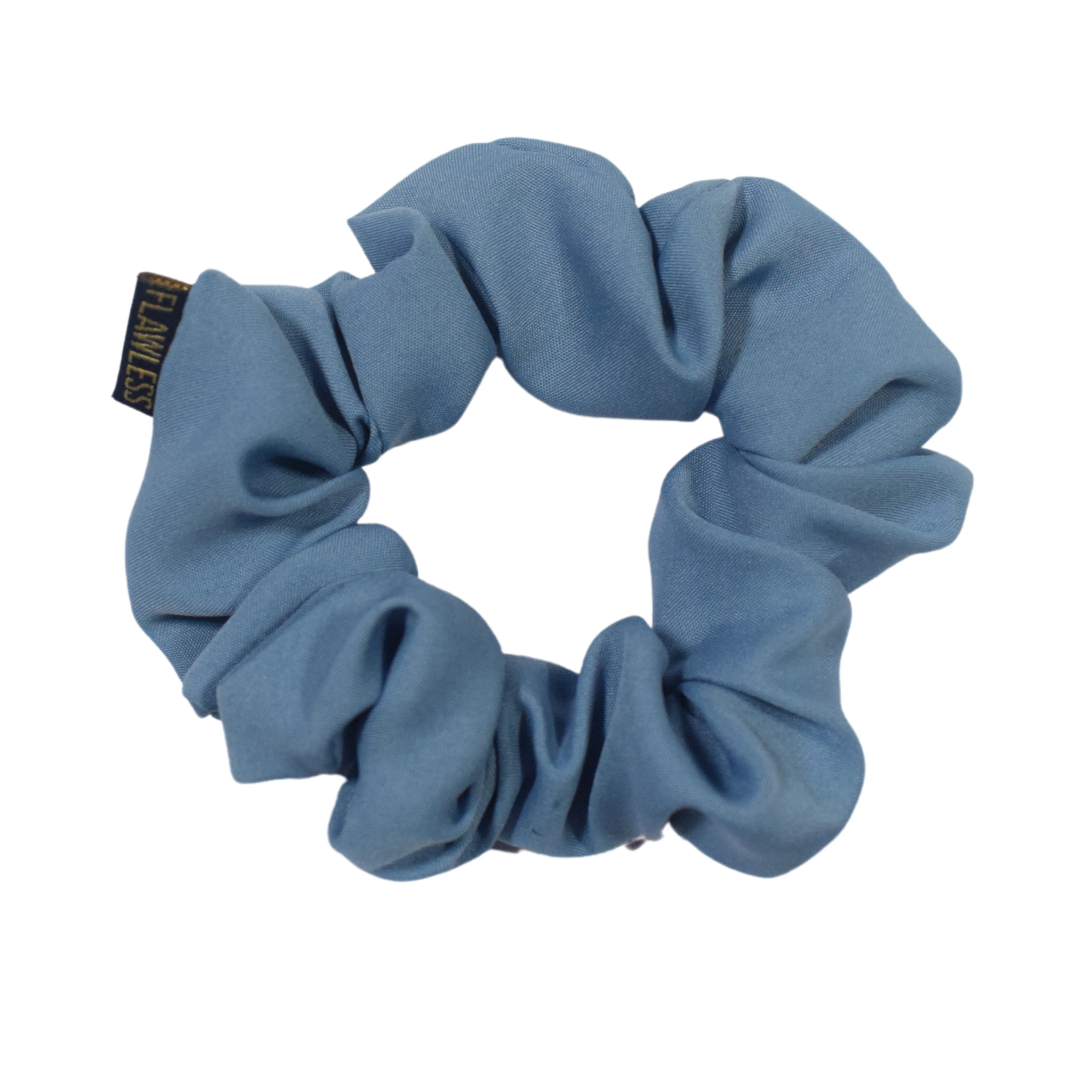 Flawless Blue Scrunchies in Polycrepe (Pack of 2) - Image 4