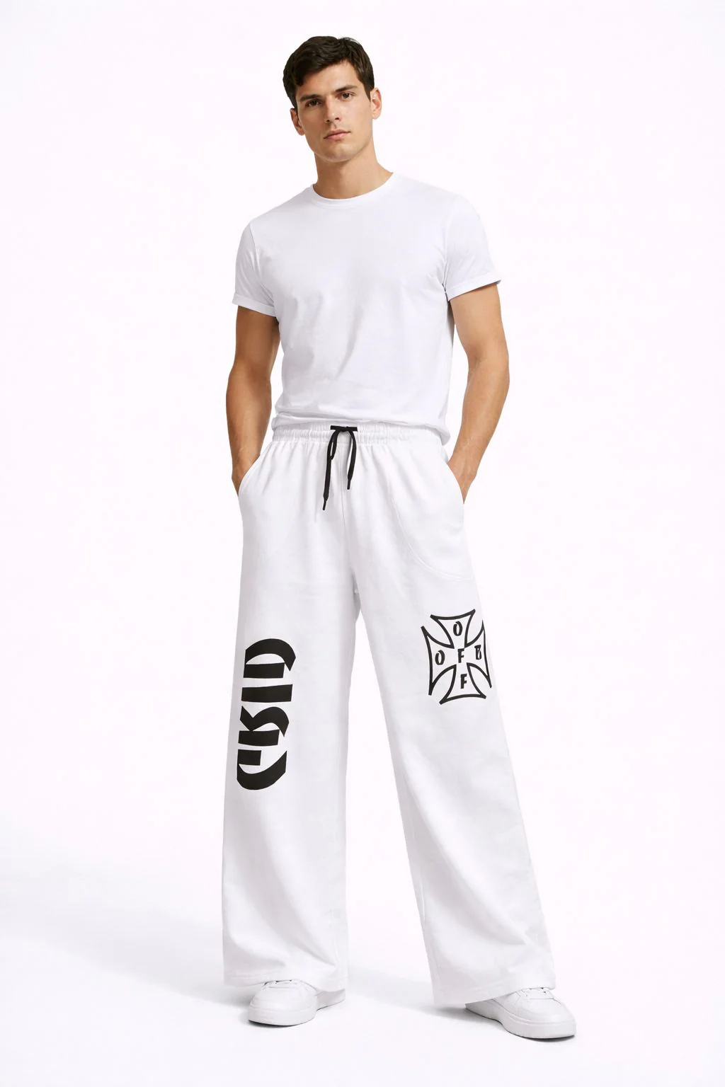 Flawless White Straight trousers 6
