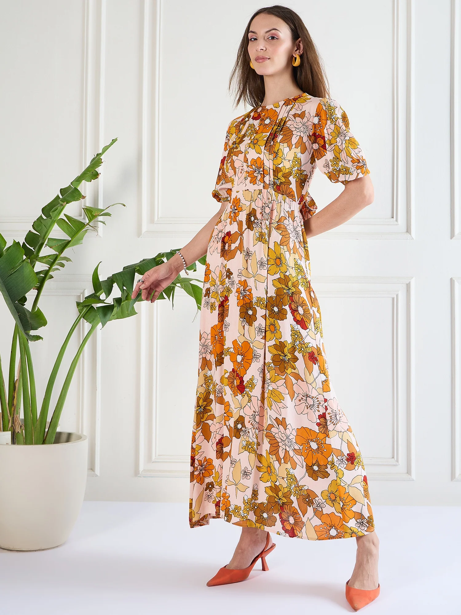 Flawless Women Backless Printed Dress | KARA - Image 2