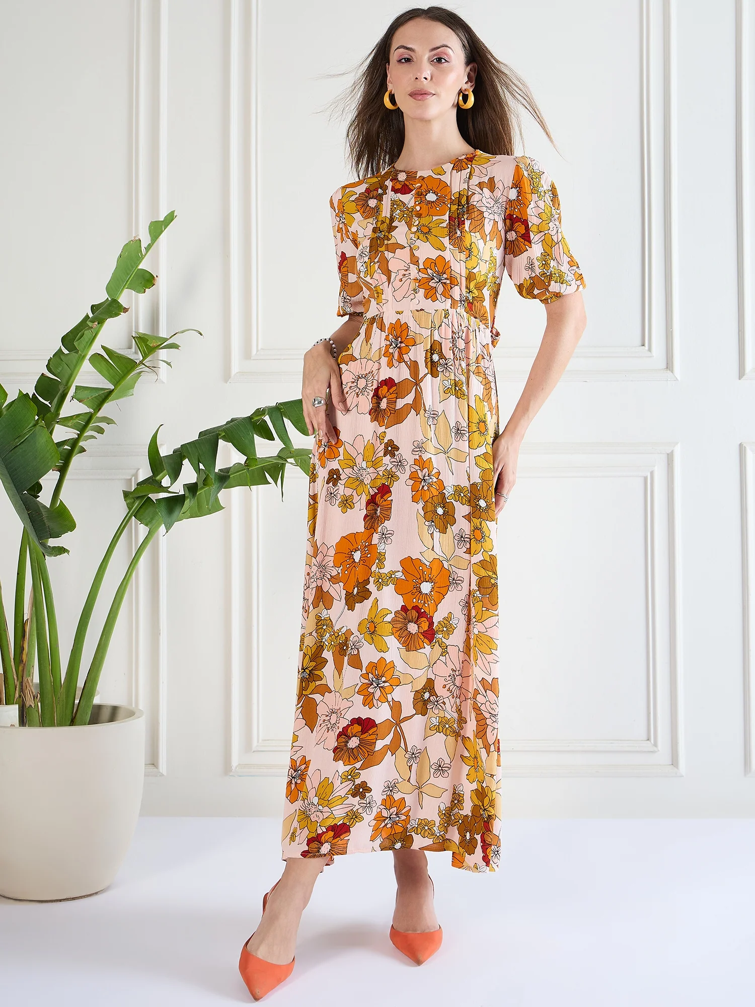 Flawless Women Backless Printed Dress | KARA - Image 4