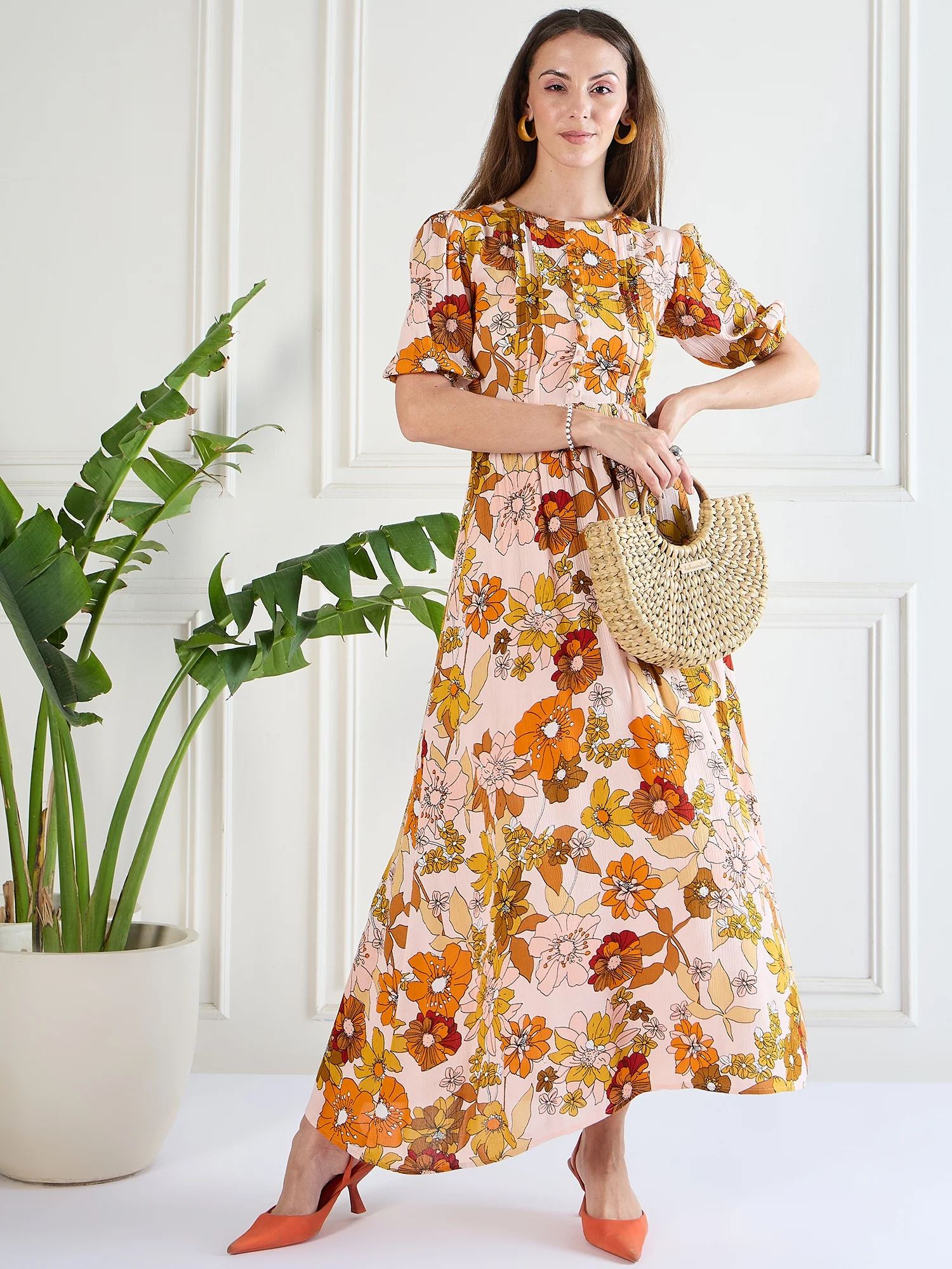 Flawless Women Backless Printed Dress | KARA - Image 5