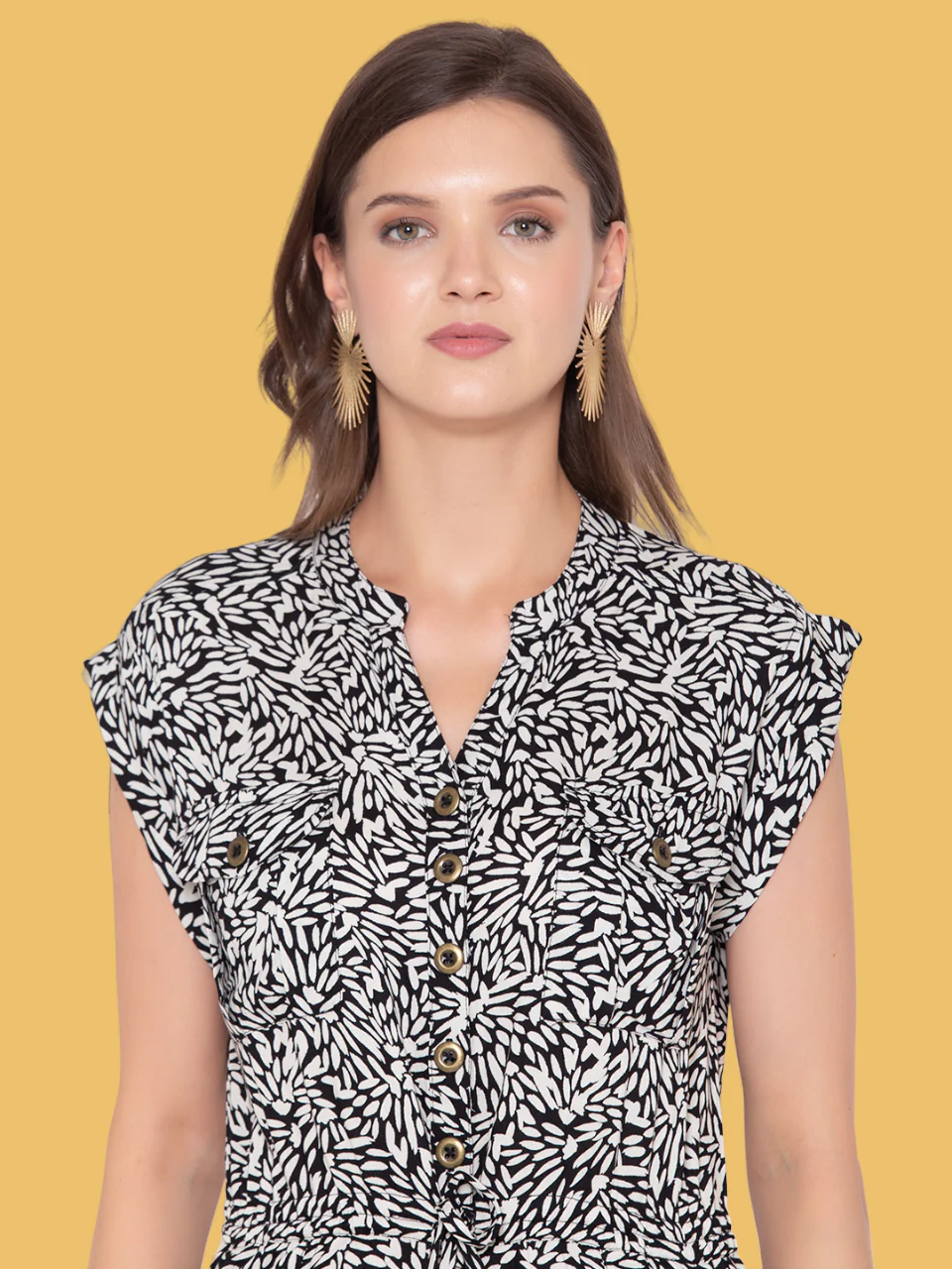 Flawless Women Black Print Jumpsuit - Image 3