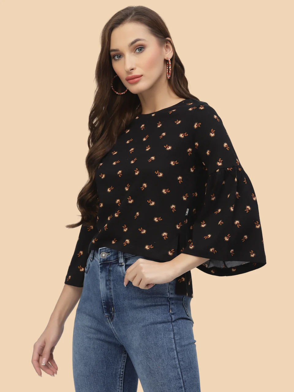 Flawless Letest Black Regular Top For Women - Image 4